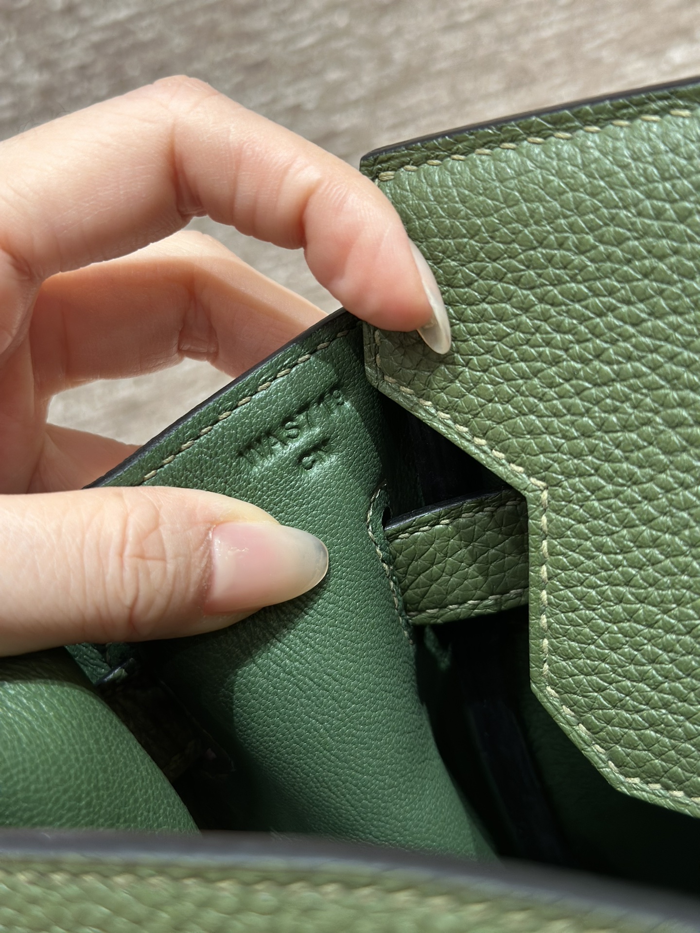 Hermès Birkin 30 olive Green Togo