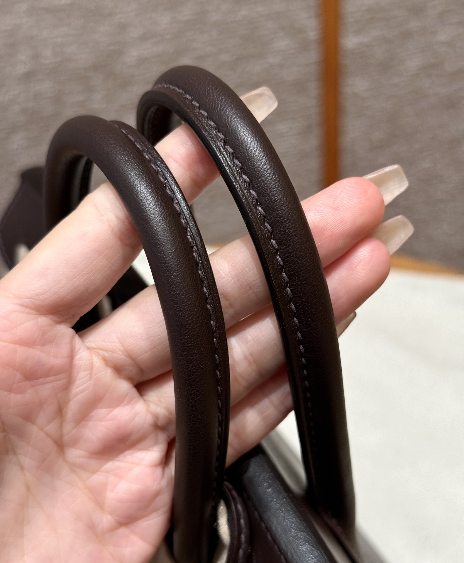 Hermès Birkin 25  chocolate swift