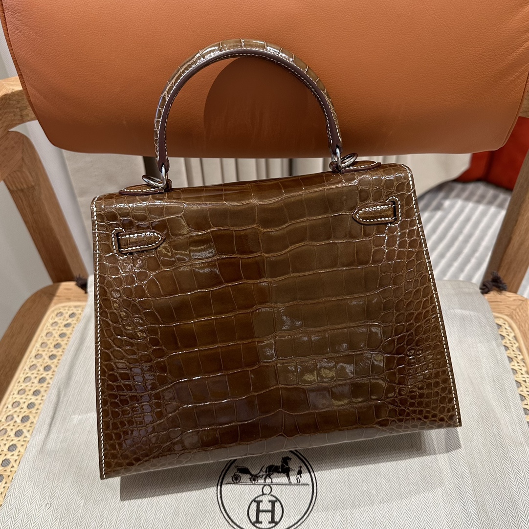 Hermès  Kelly 25 Ficelli  Alligator