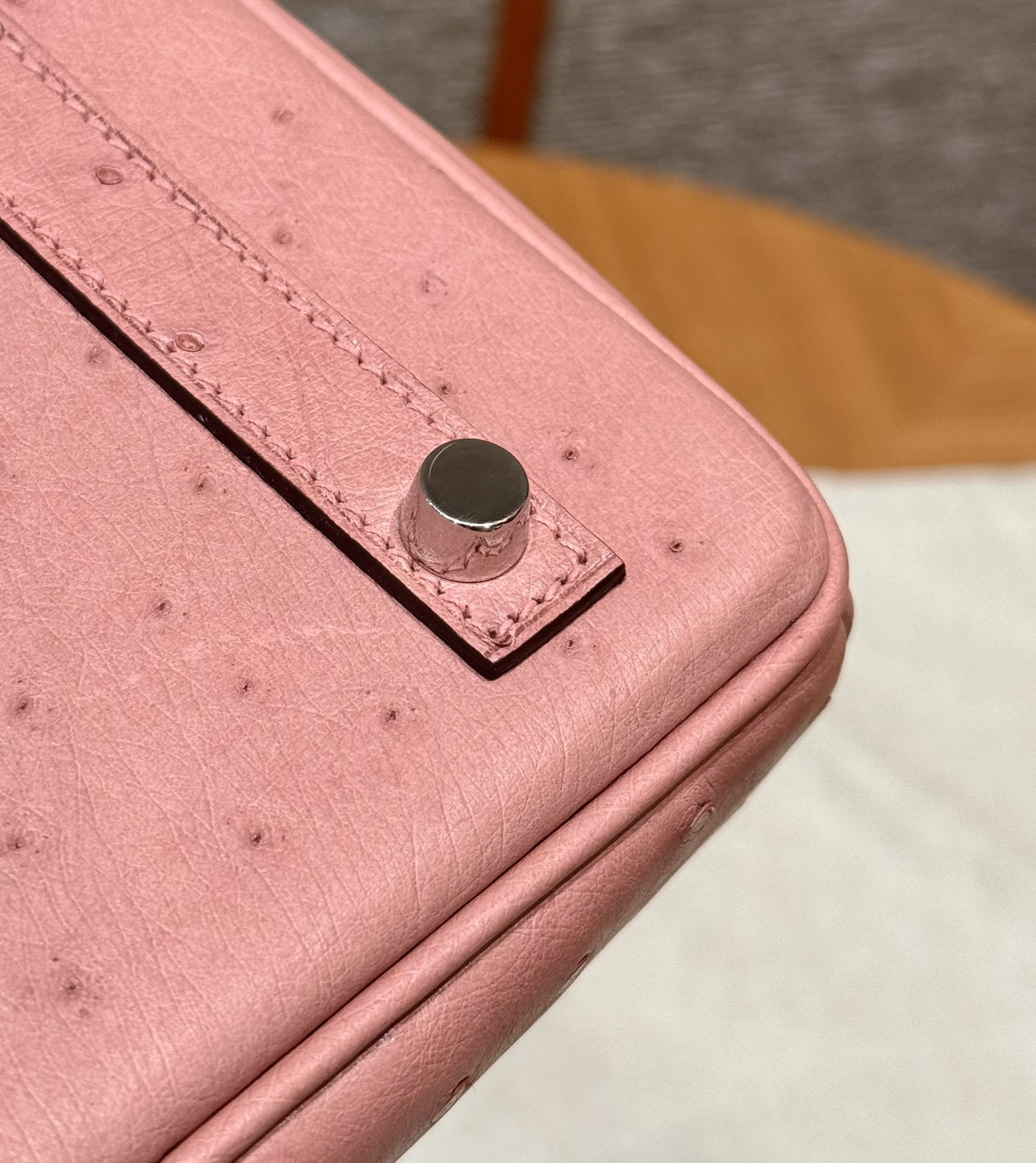 Hermès Birkin 25 Terre Cuite KK ostrich imported