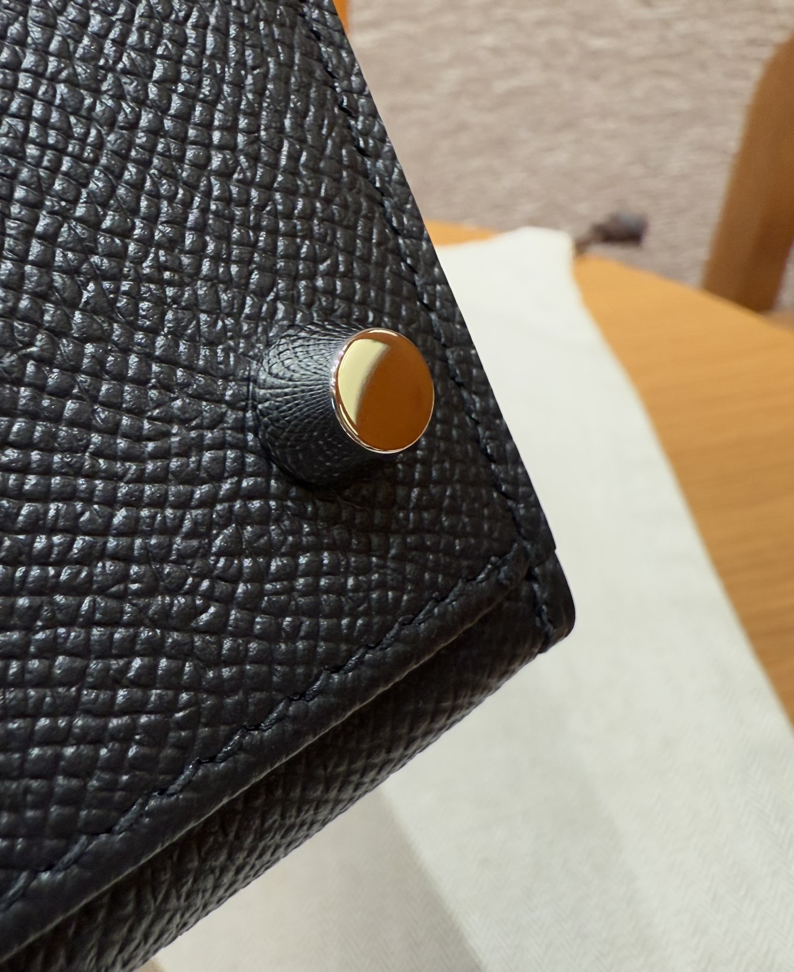 Hermès  Kelly 28 Noir  Eposm