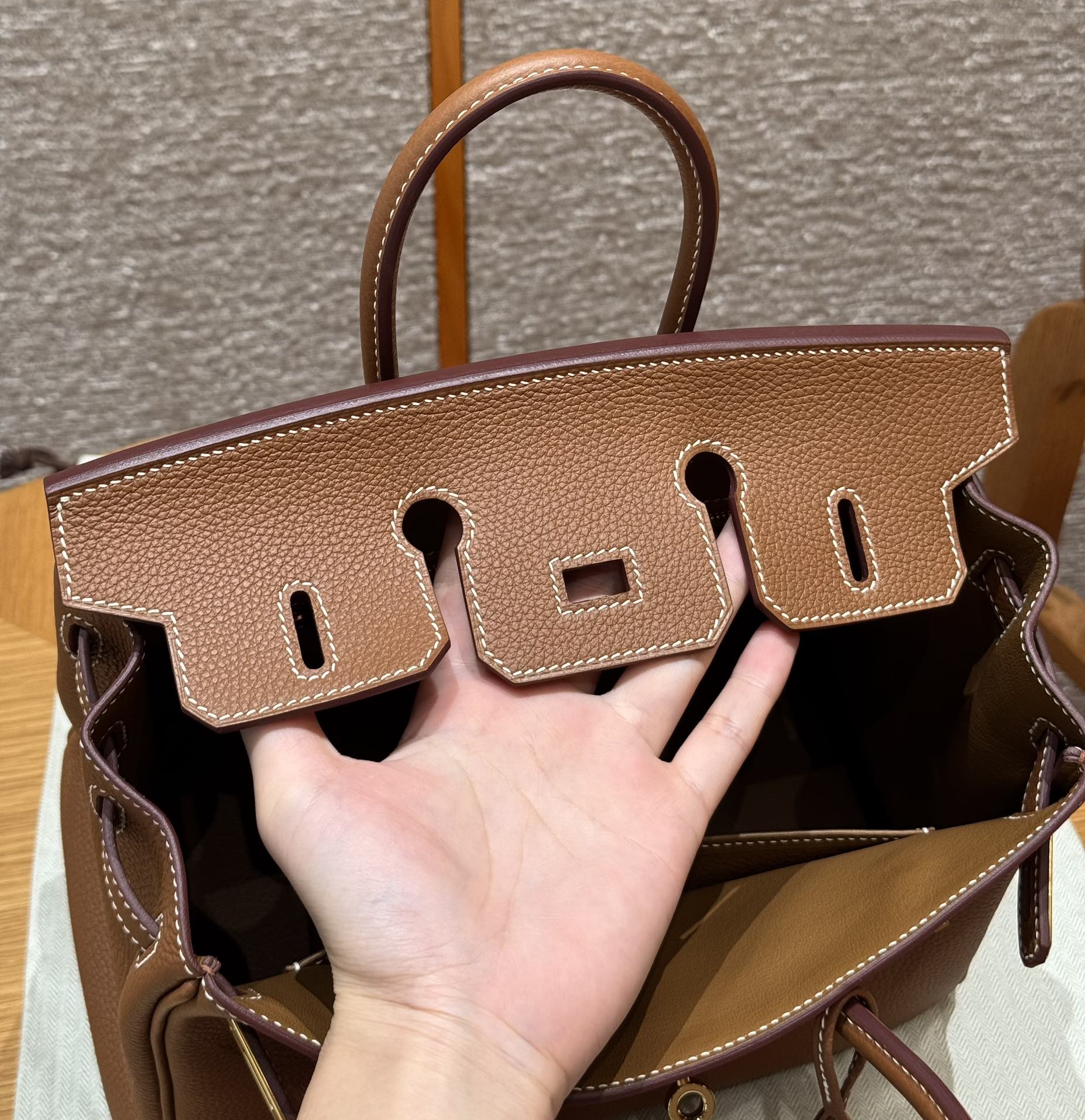 Hermès Birkin 25 Gold  togo