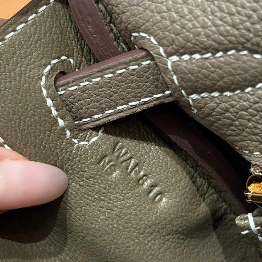 Hermès  Kelly 25 Etoupe Togo