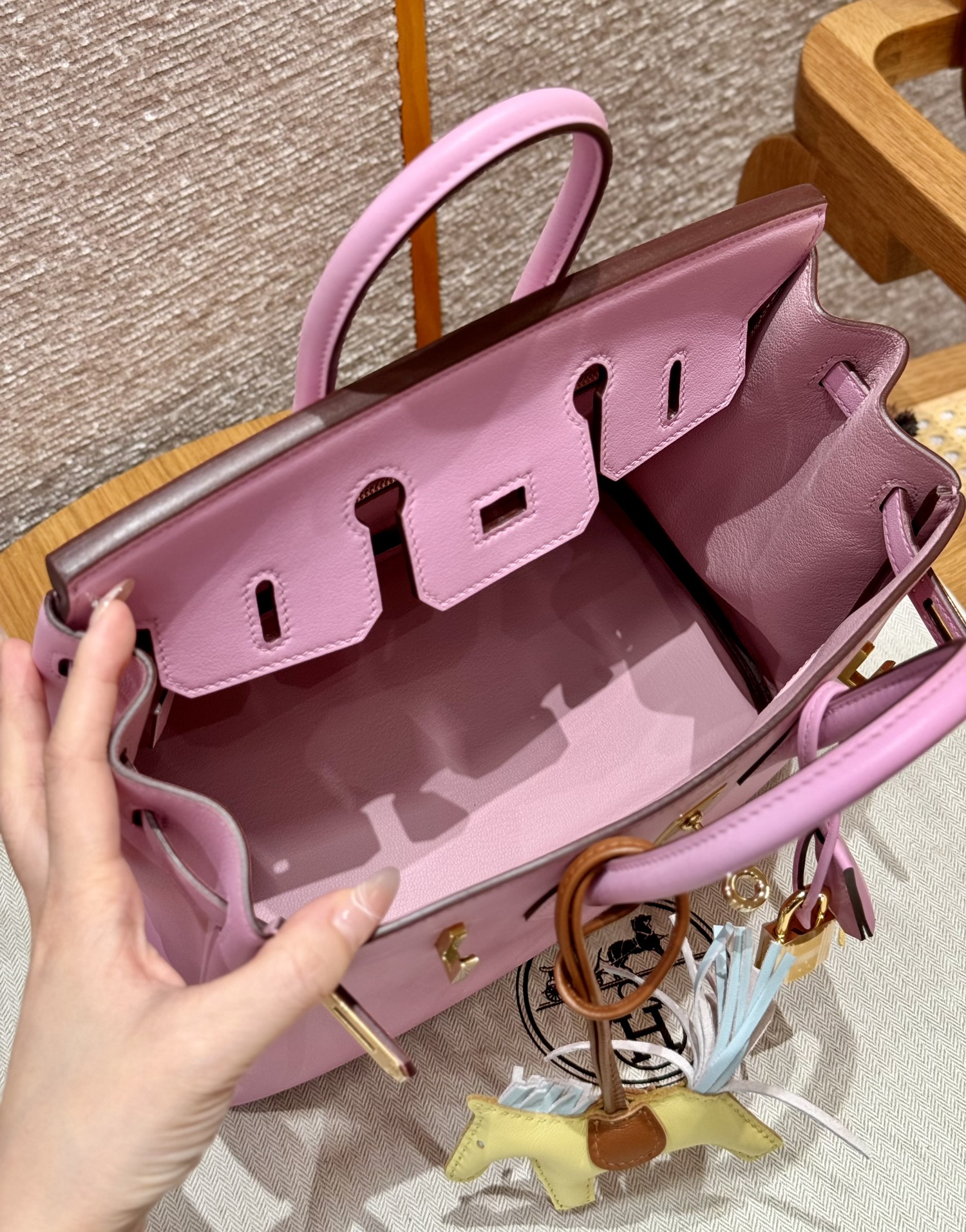 Hermès Birkin 25 Mauve Swift