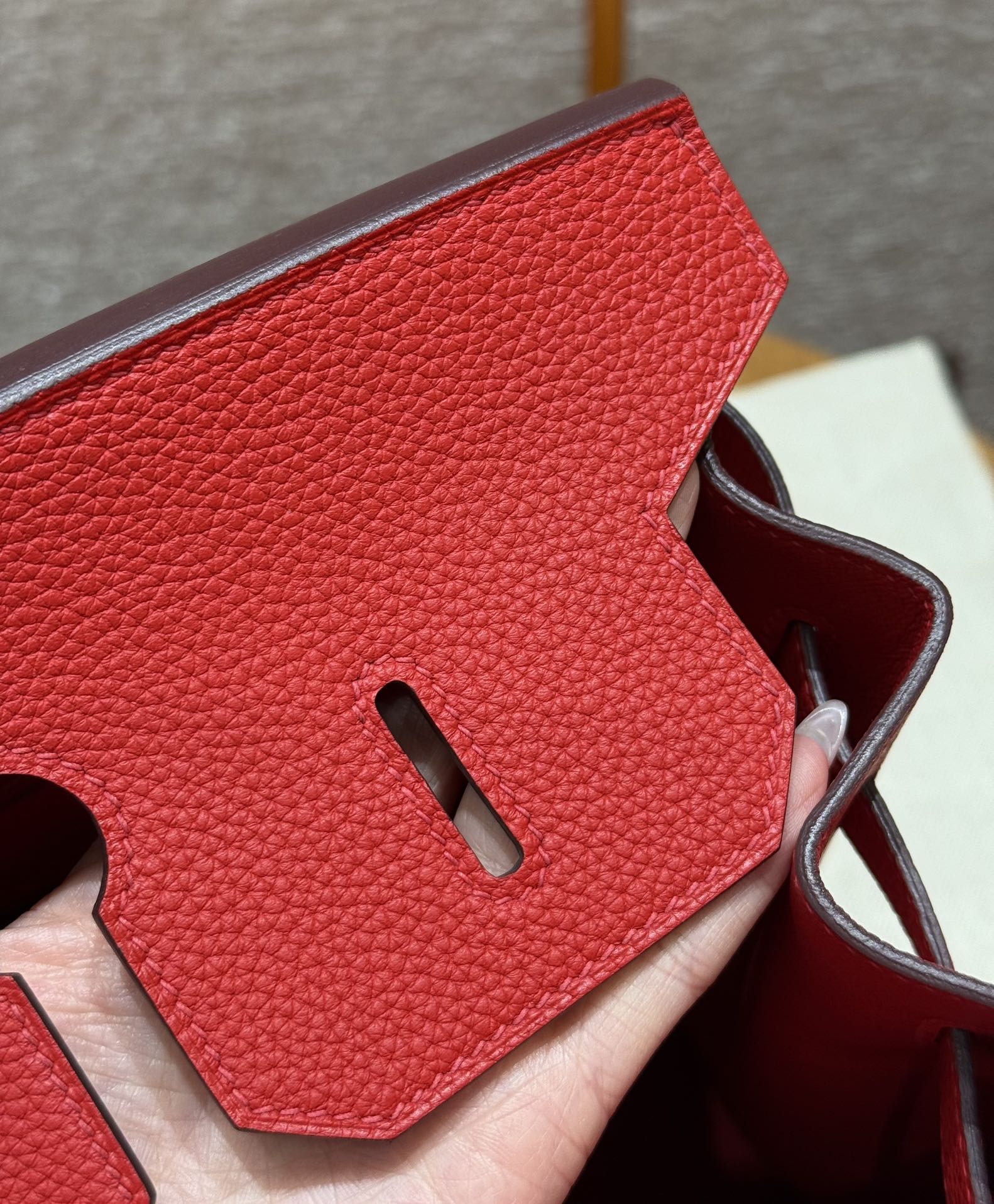 Hermès Birkin 35 Rouge casaque togo