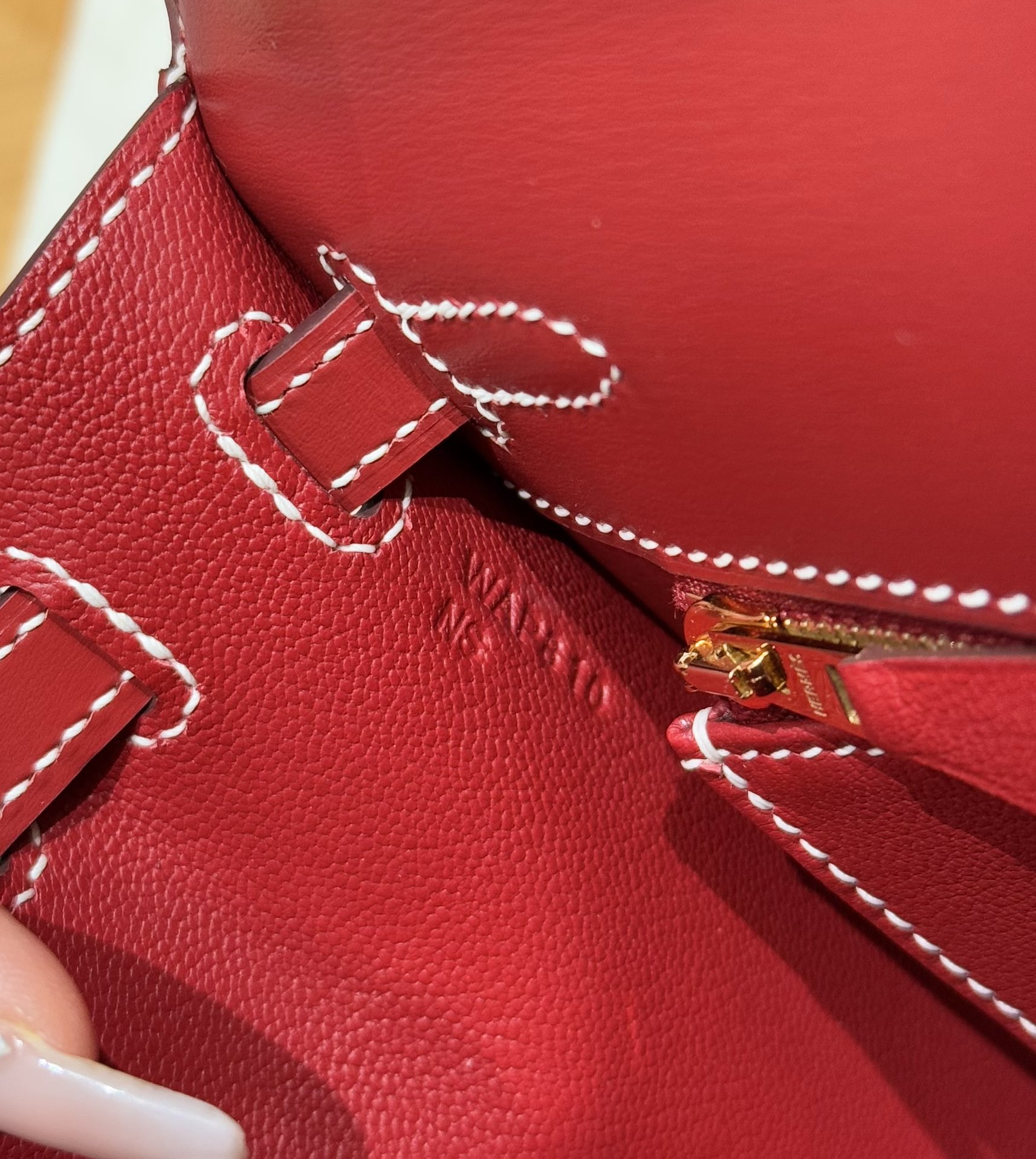 Hermès  Kelly 25 Rouge piment Box