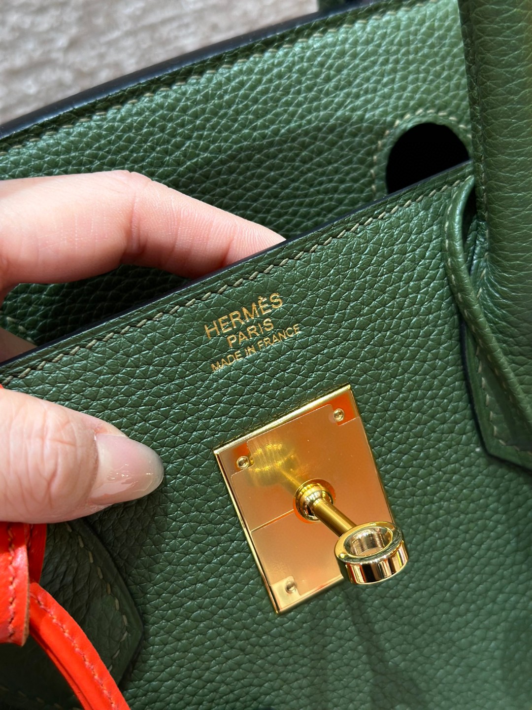 Hermès Birkin 30 olive Green Togo
