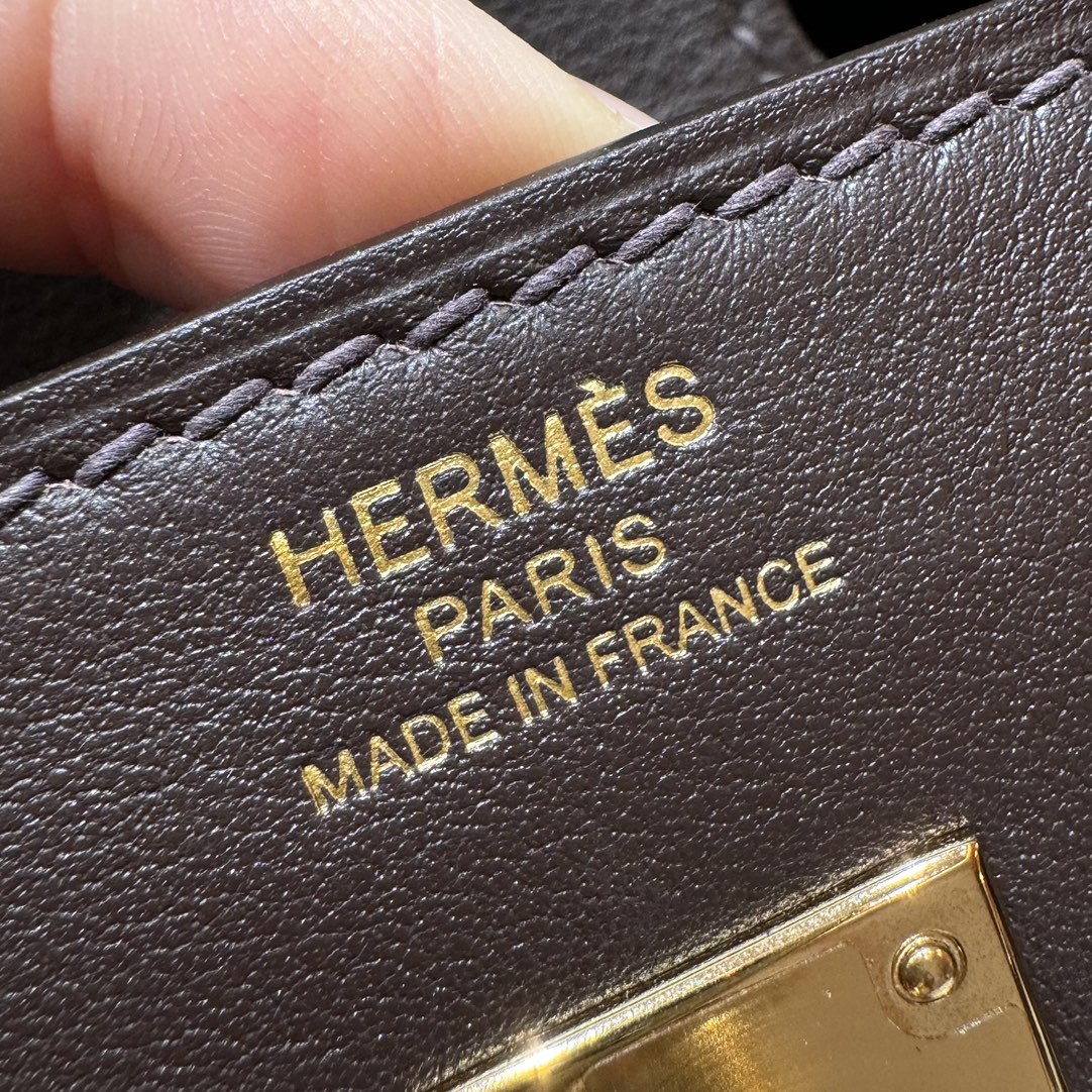 Hermès Birkin 25  chocolate swift
