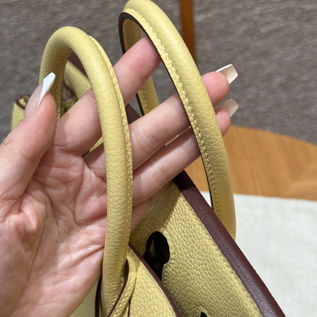 Hermès Birkin 25 Jaune Poussin Togo