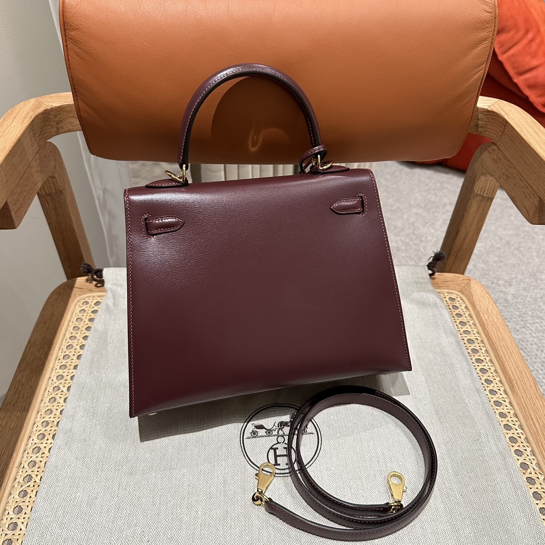 Hermès  Kelly 25 Rouge H Box