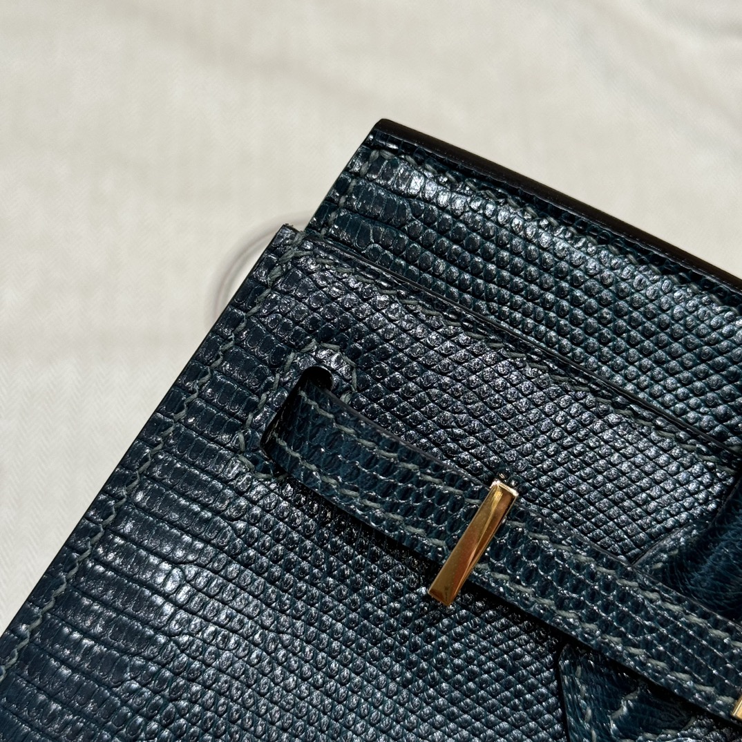 Hermès Birkin 20  Vert cypres Lizard imported