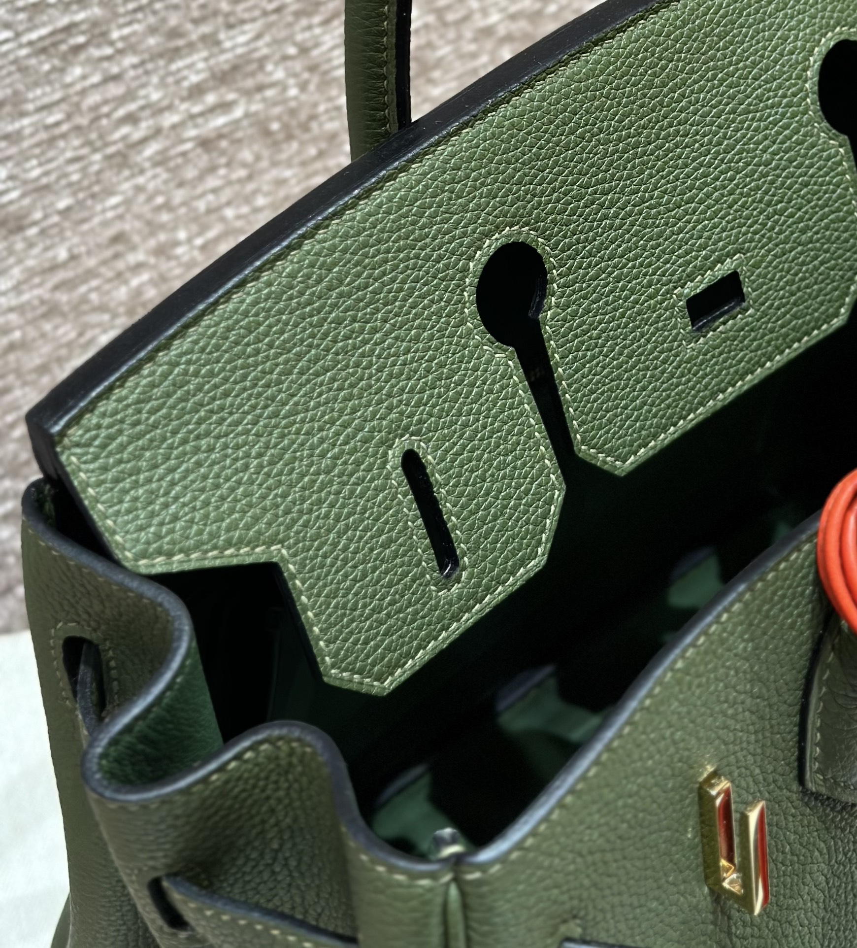 Hermès Birkin 30 olive Green Togo