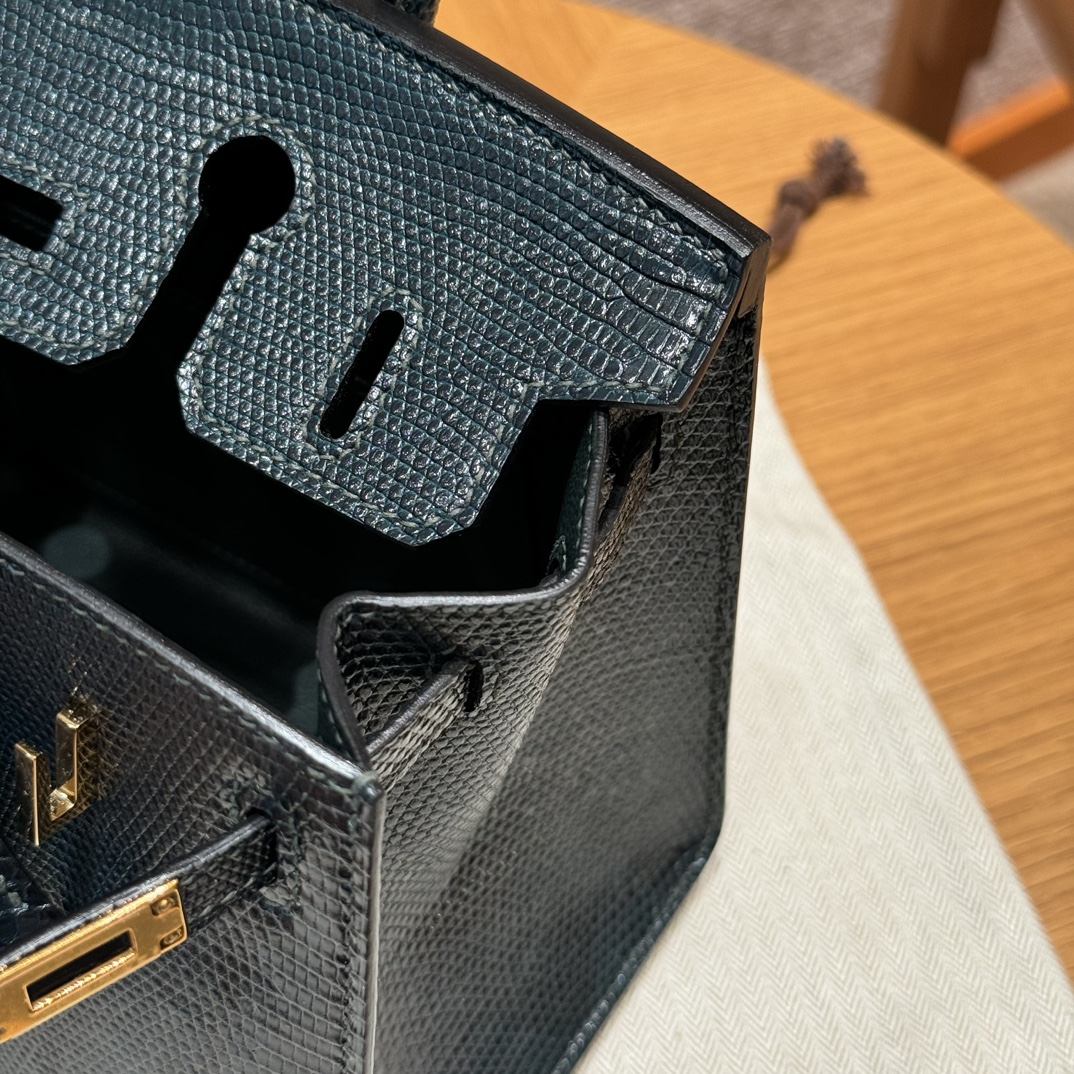 Hermès Birkin 20  Vert cypres Lizard imported