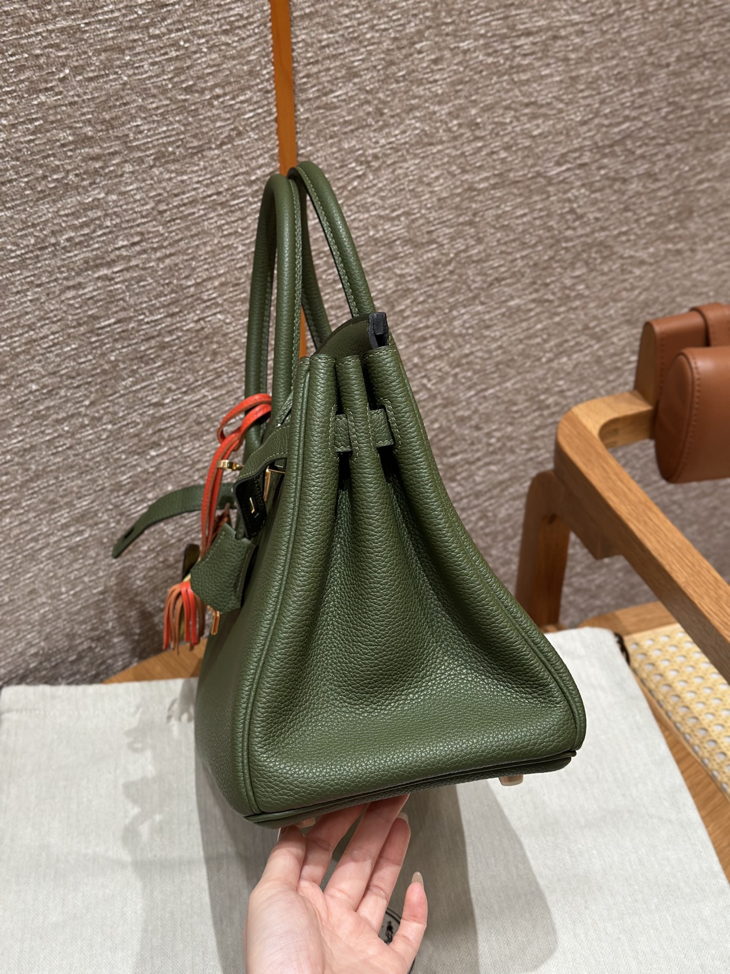 Hermès Birkin 30 olive Green Togo