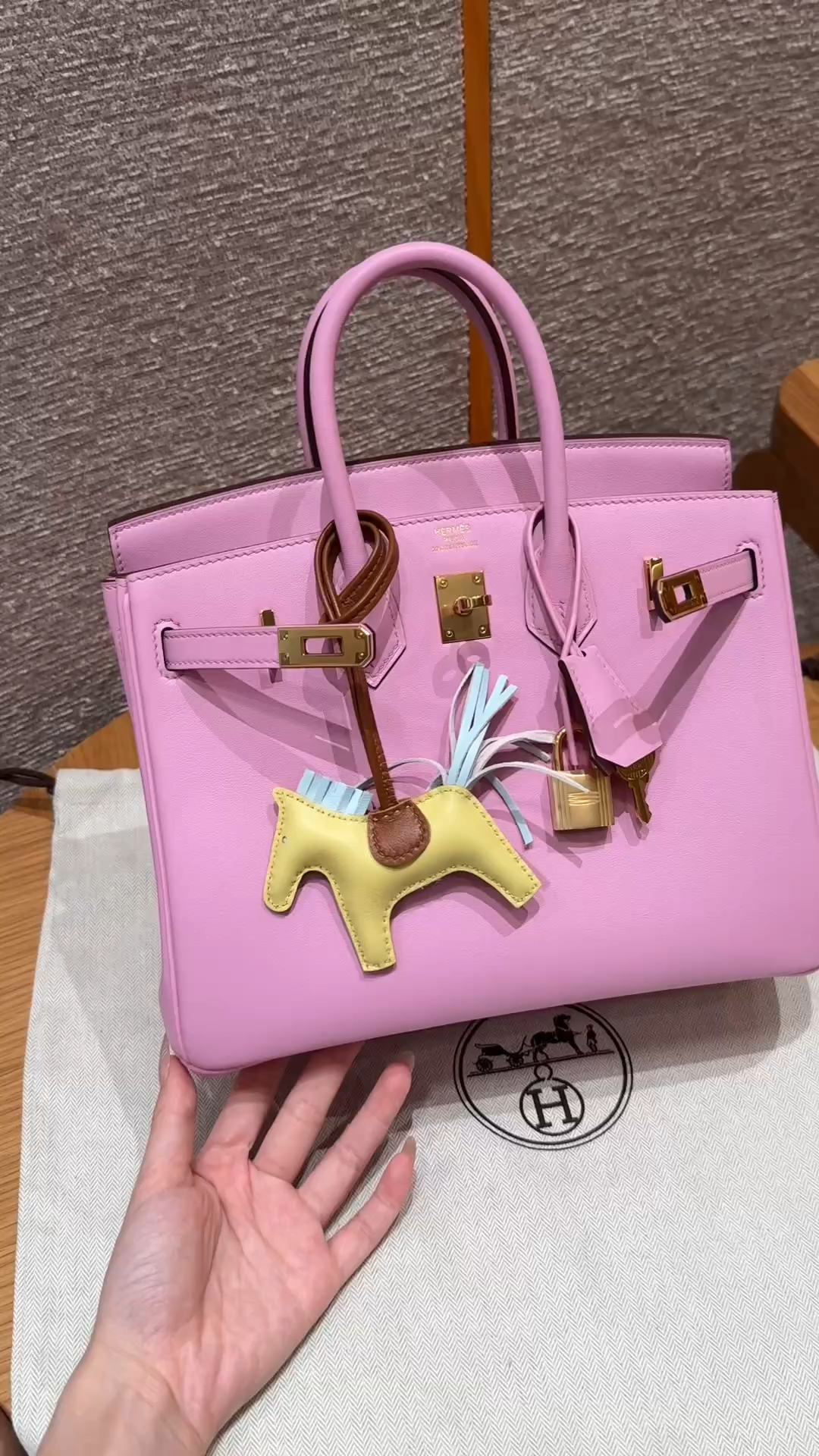 Hermès Birkin 25 Mauve Swift