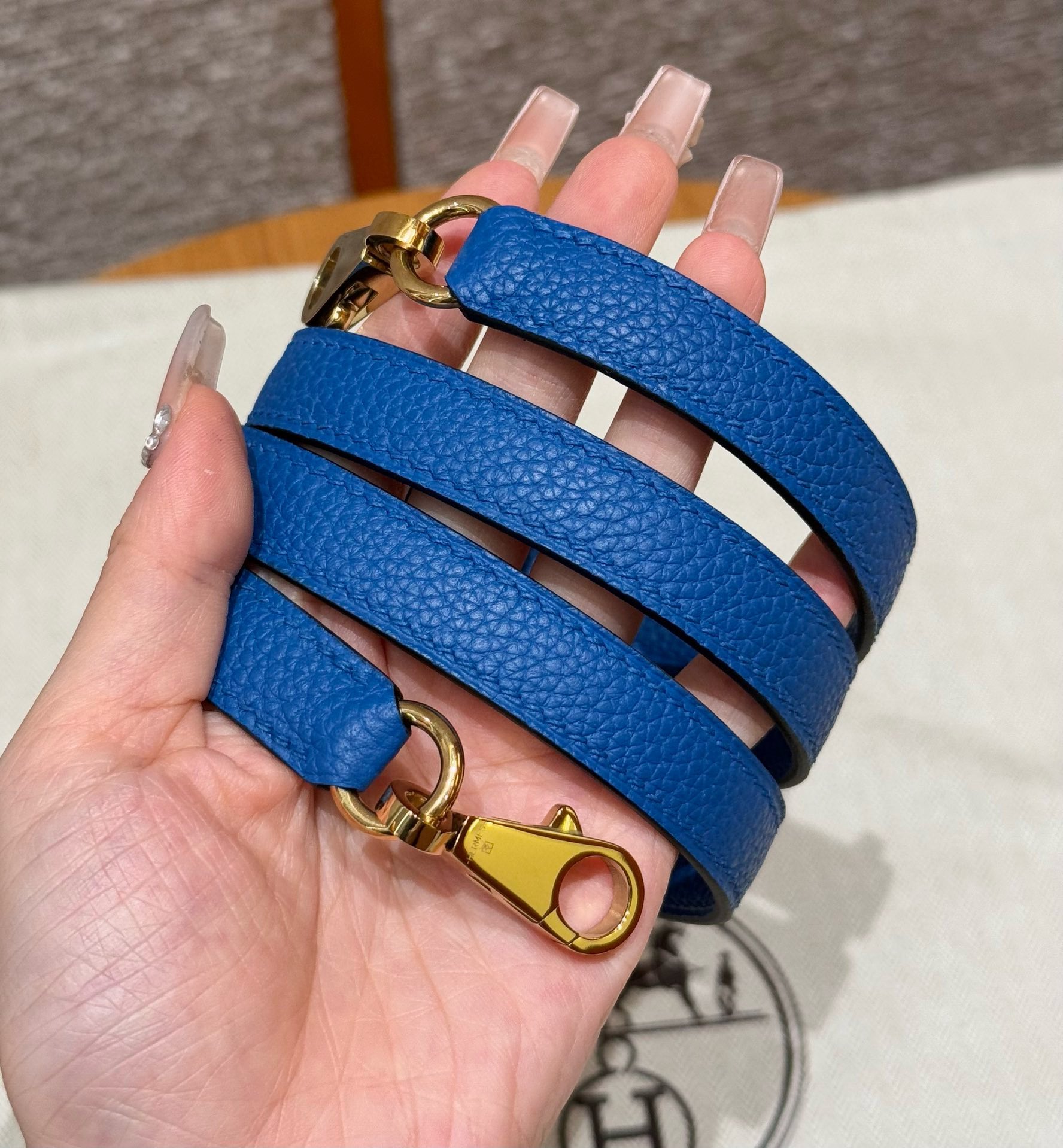 Hermès  Kelly 25 Blue France Togo
