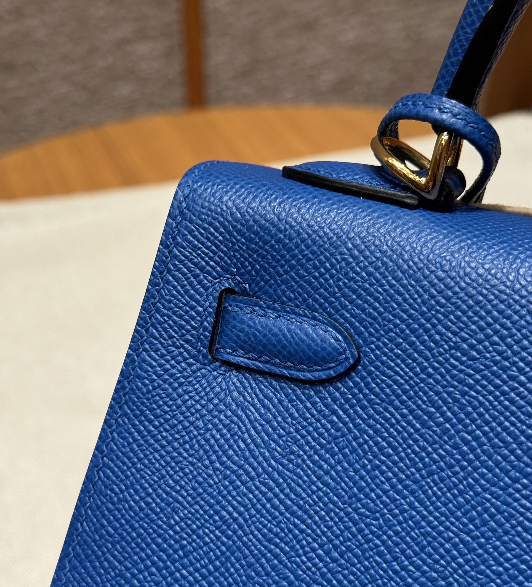 Hermès  Kelly 25 bule France eposm