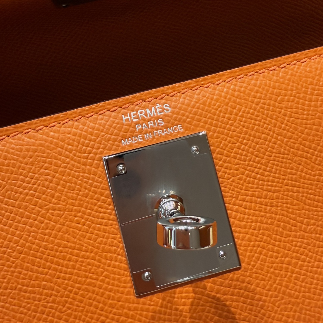 Hermès  Kelly 28 Orange  Eposm