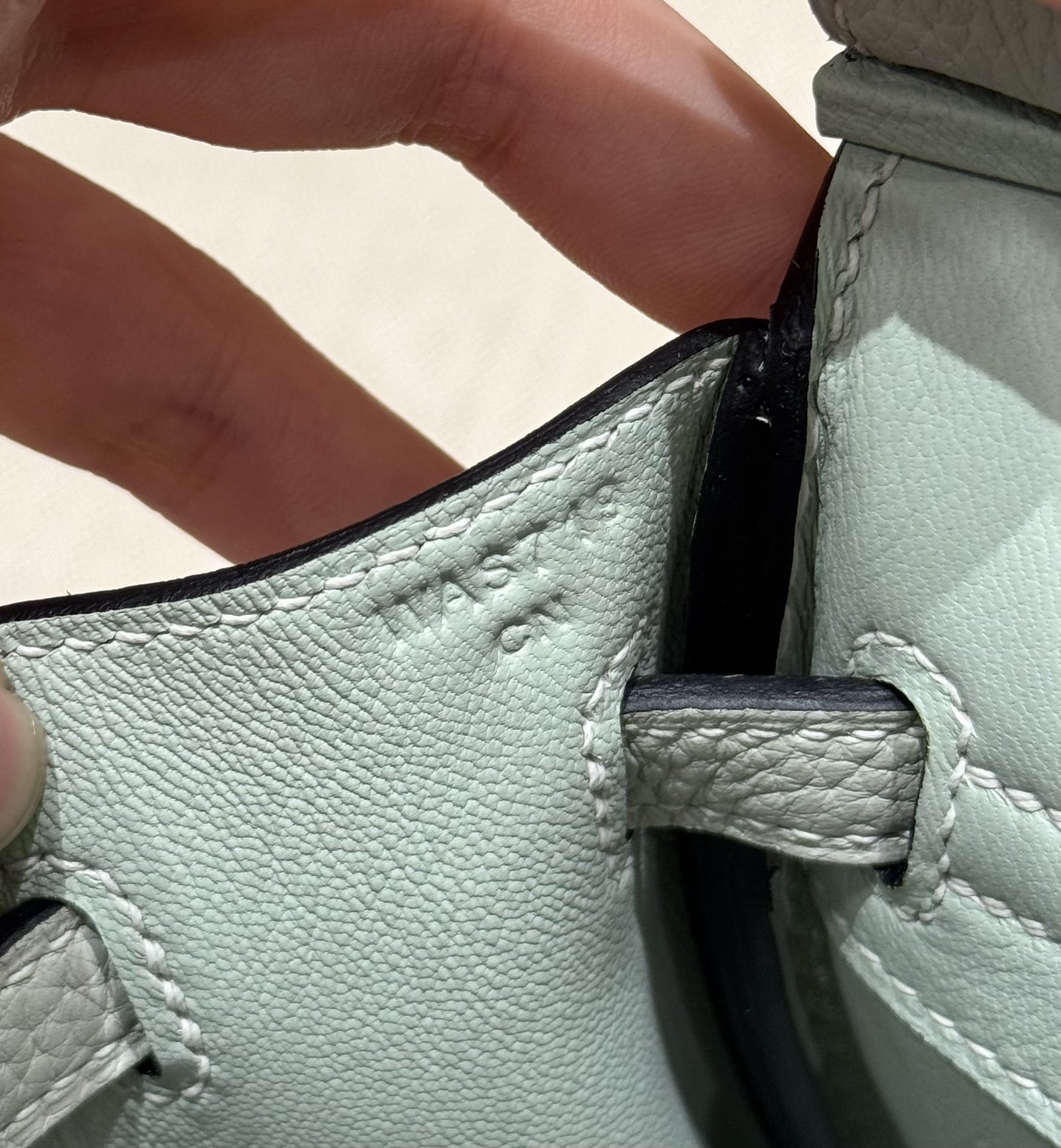 Hermès Birkin 25 Girs neve  togo