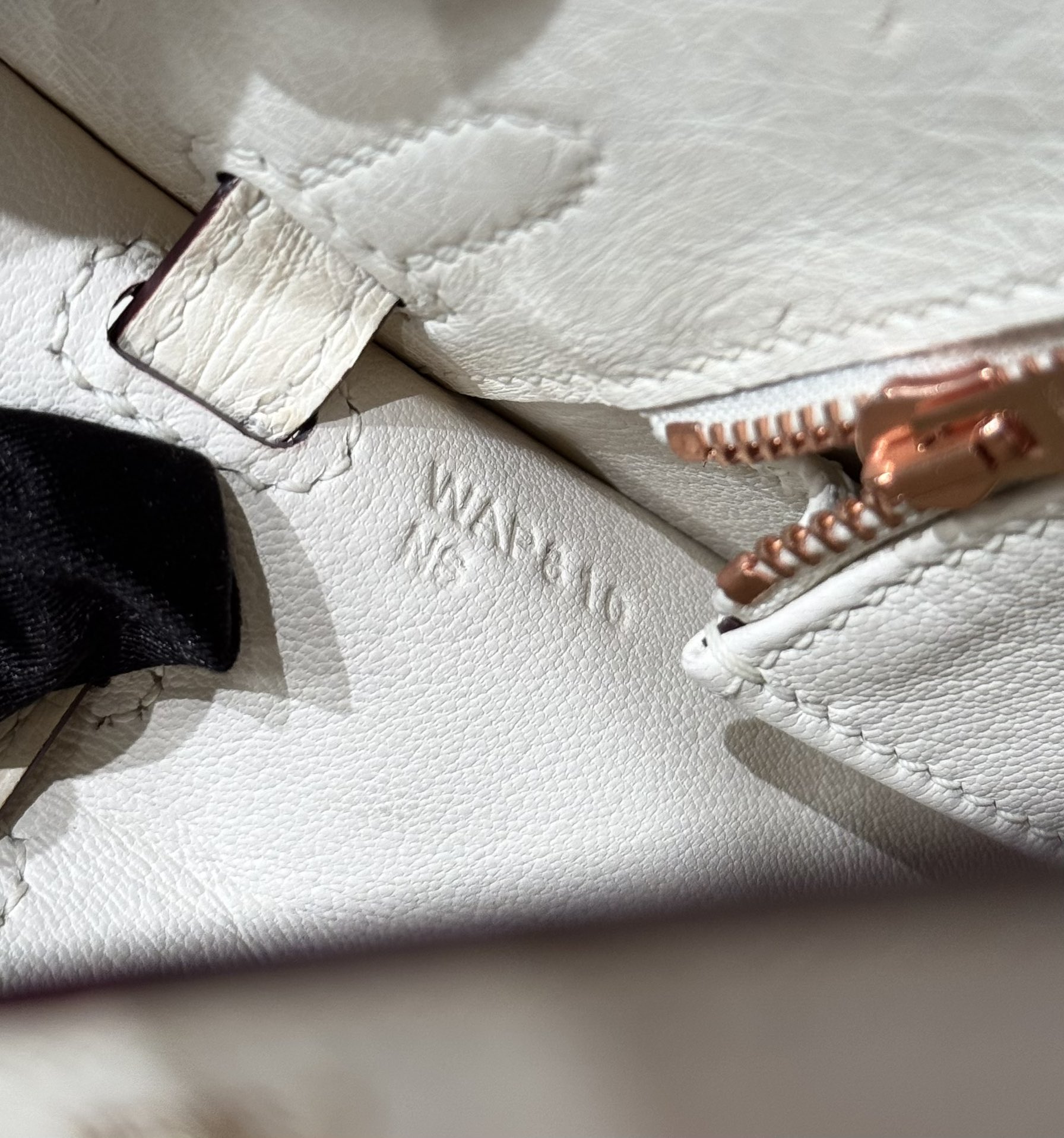 Hermès  Kelly 25 Beton  KK ostrich imported