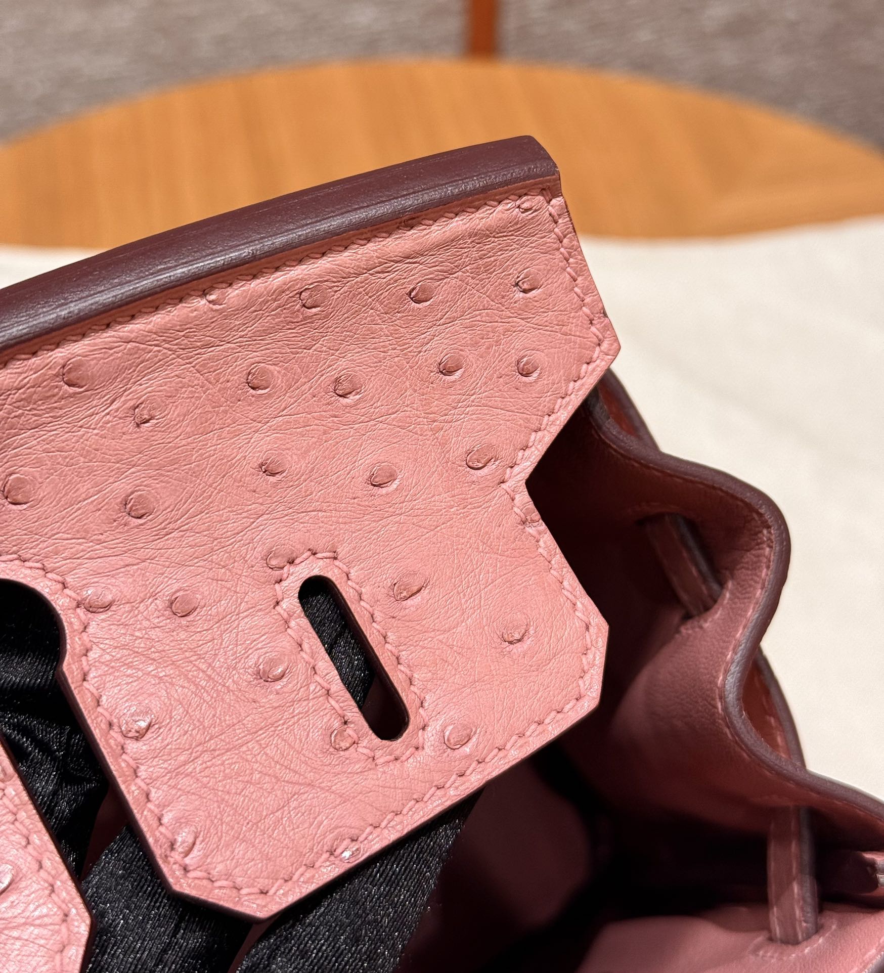 Hermès Birkin 25 Terre Cuite KK ostrich imported