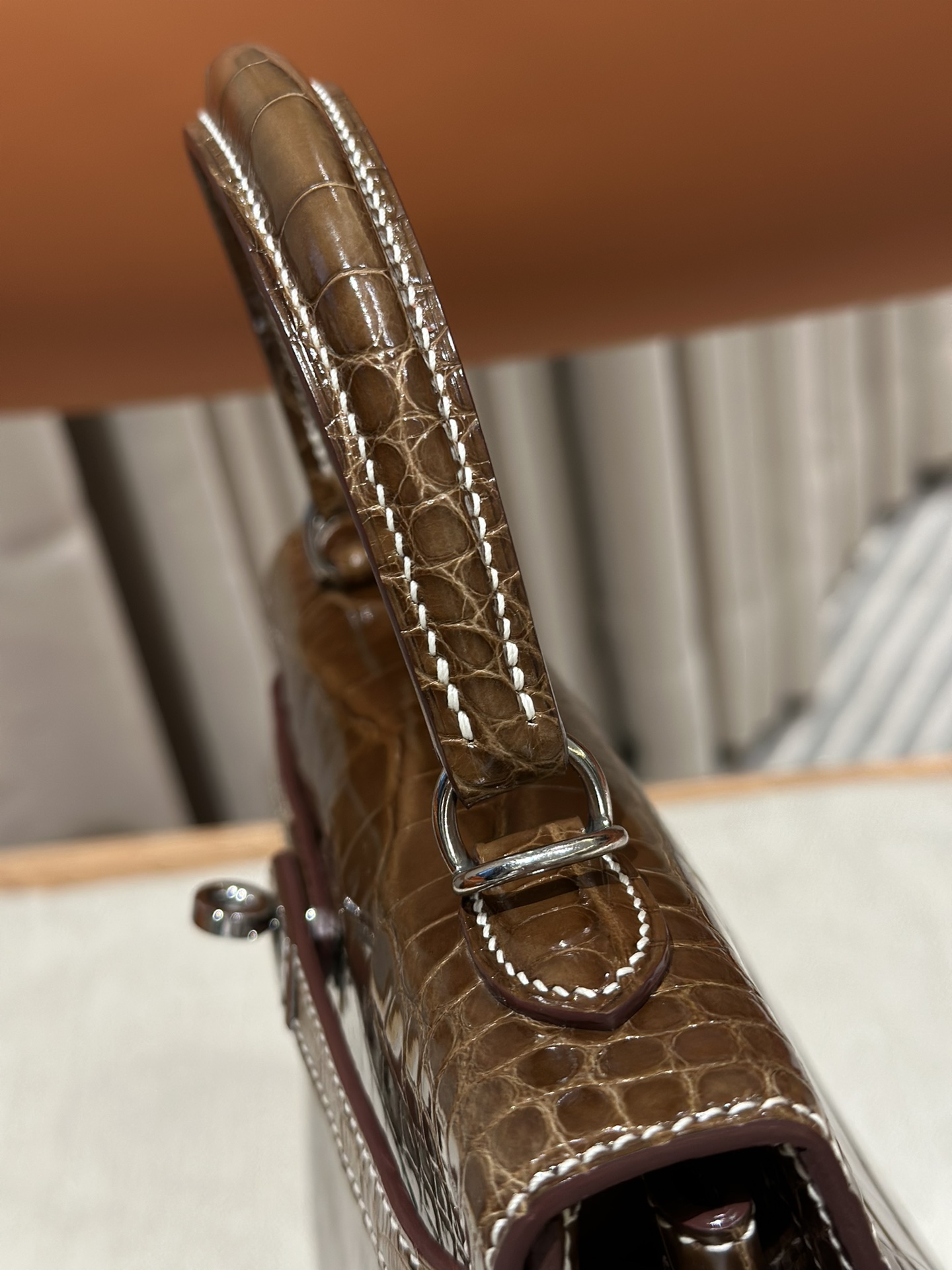 Hermès  Kelly 25 Ficelli  Alligator