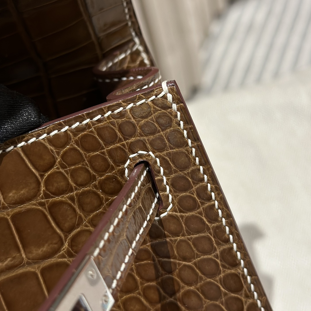 Hermès  Kelly 25 Ficelli  Alligator