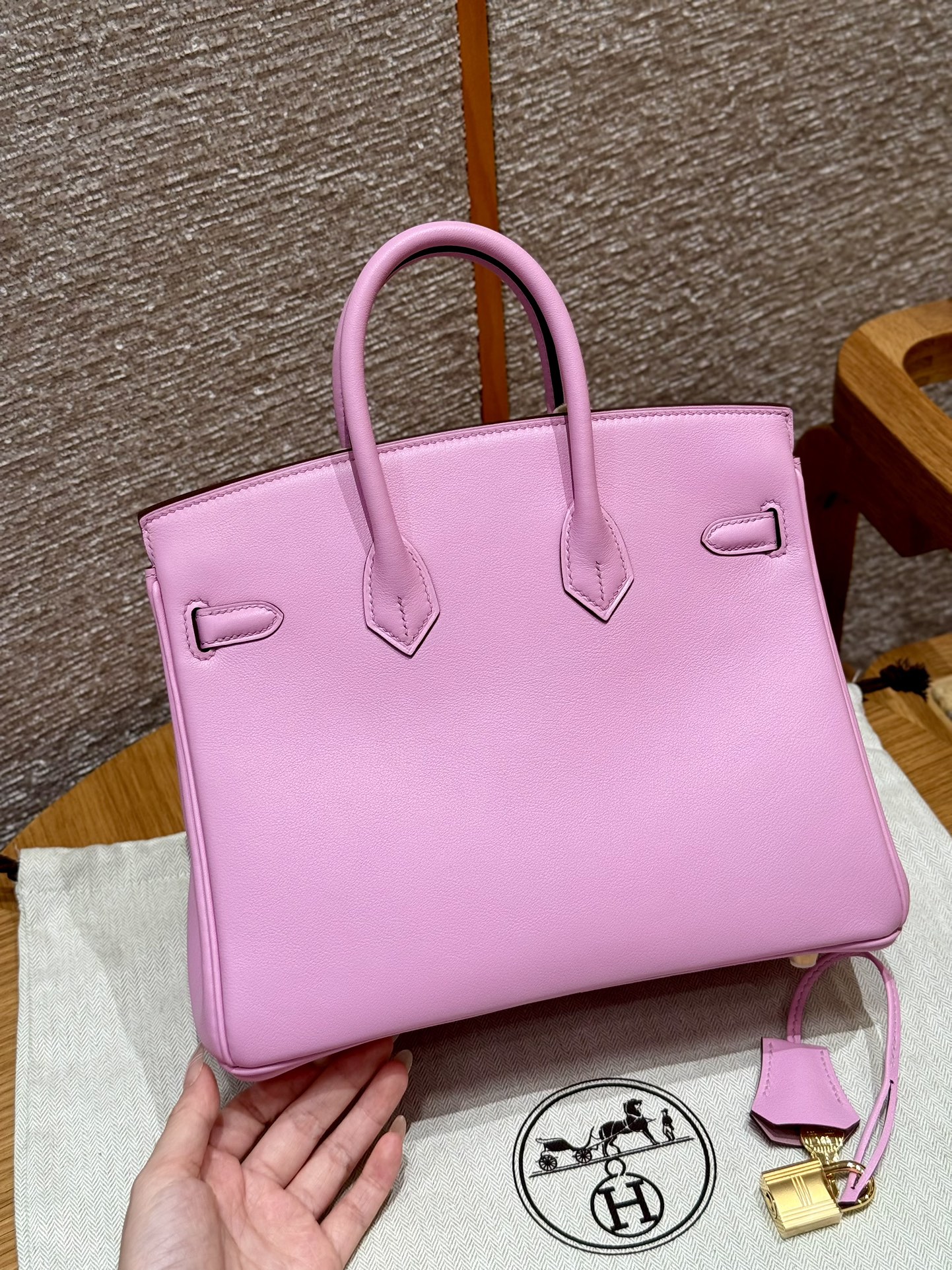 Hermès Birkin 25 Mauve Swift
