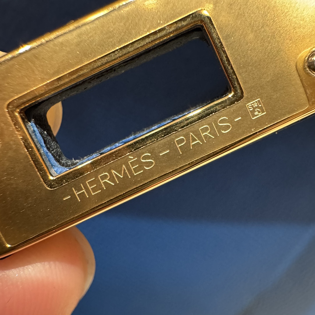 Hermès  Kelly 25 bule France eposm
