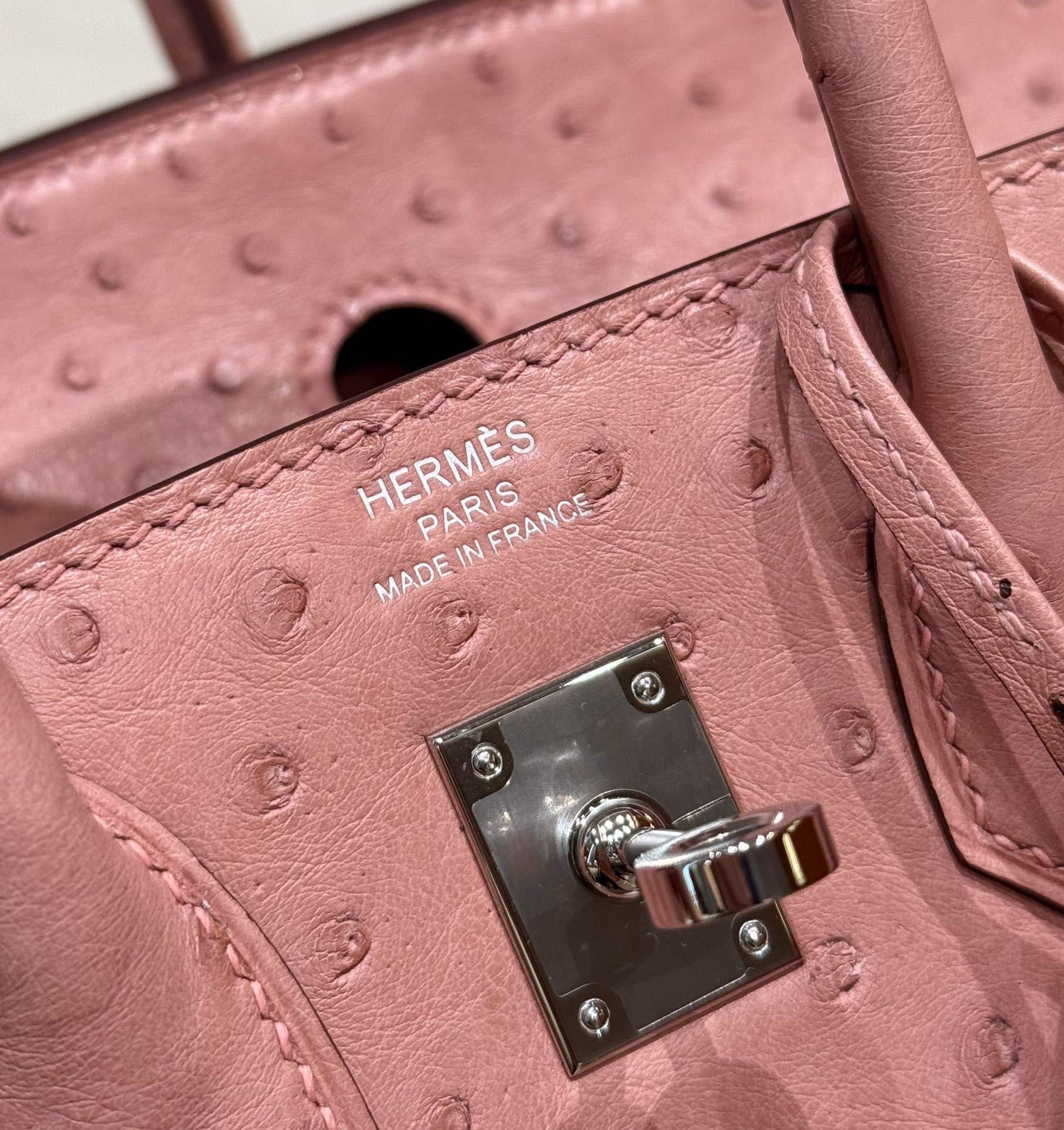Hermès Birkin 25 Terre Cuite KK ostrich imported