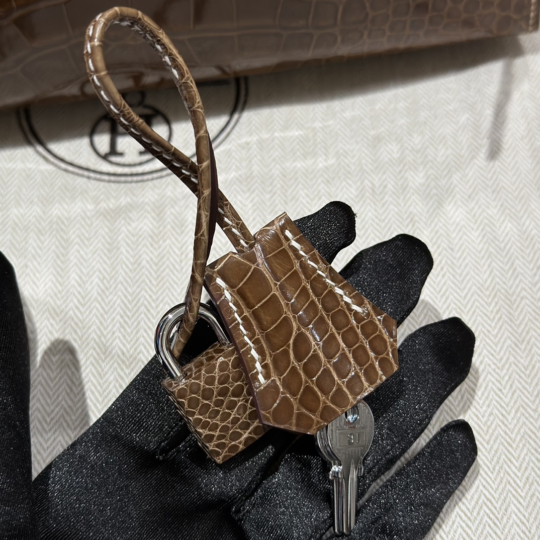 Hermès  Kelly 25 Ficelli  Alligator