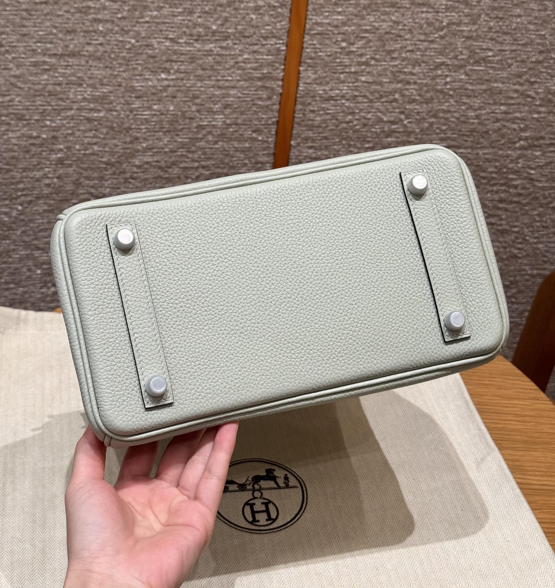 Hermès Birkin 25 Girs neve  togo