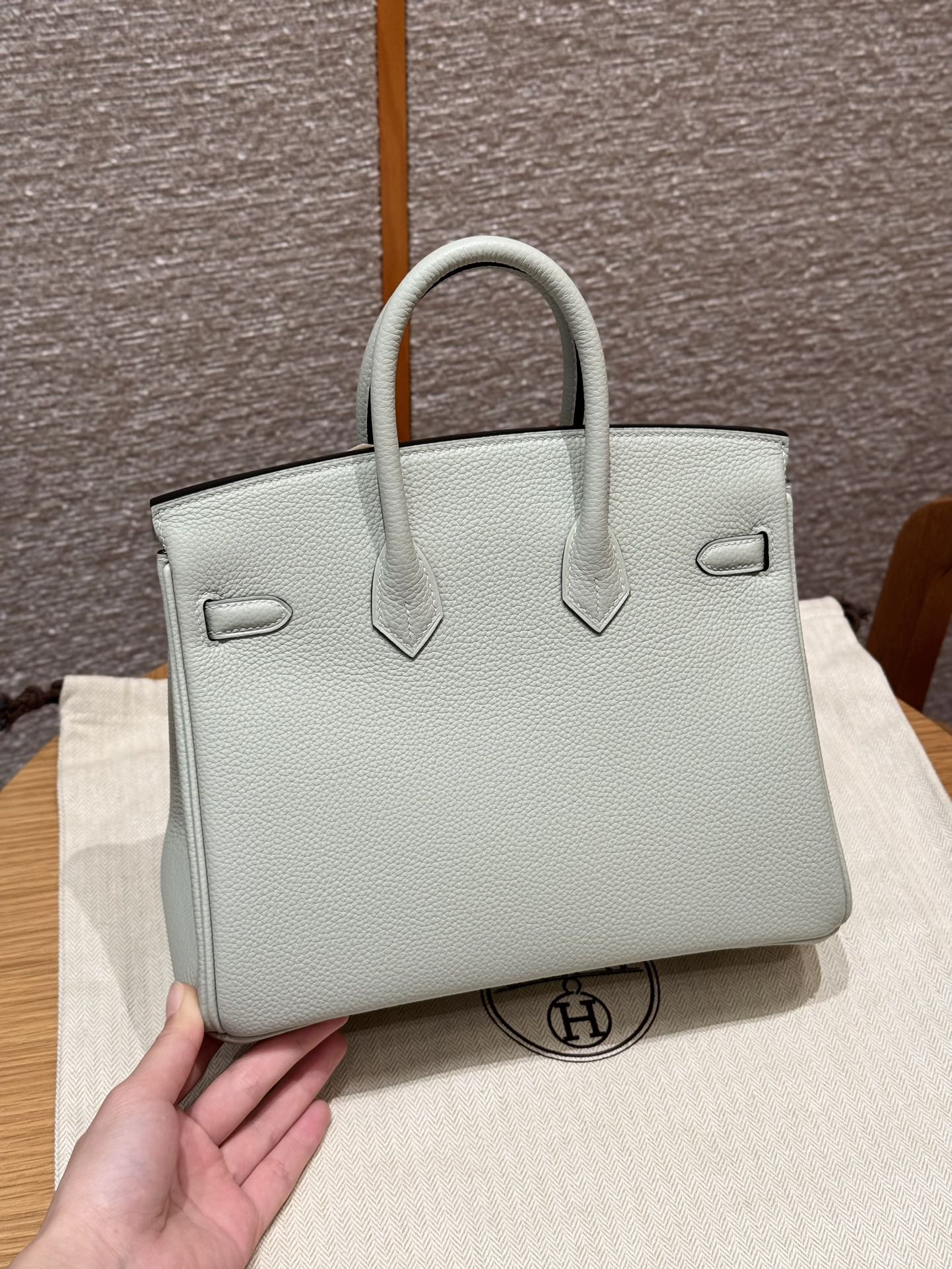 Hermès Birkin 25 Girs neve  togo
