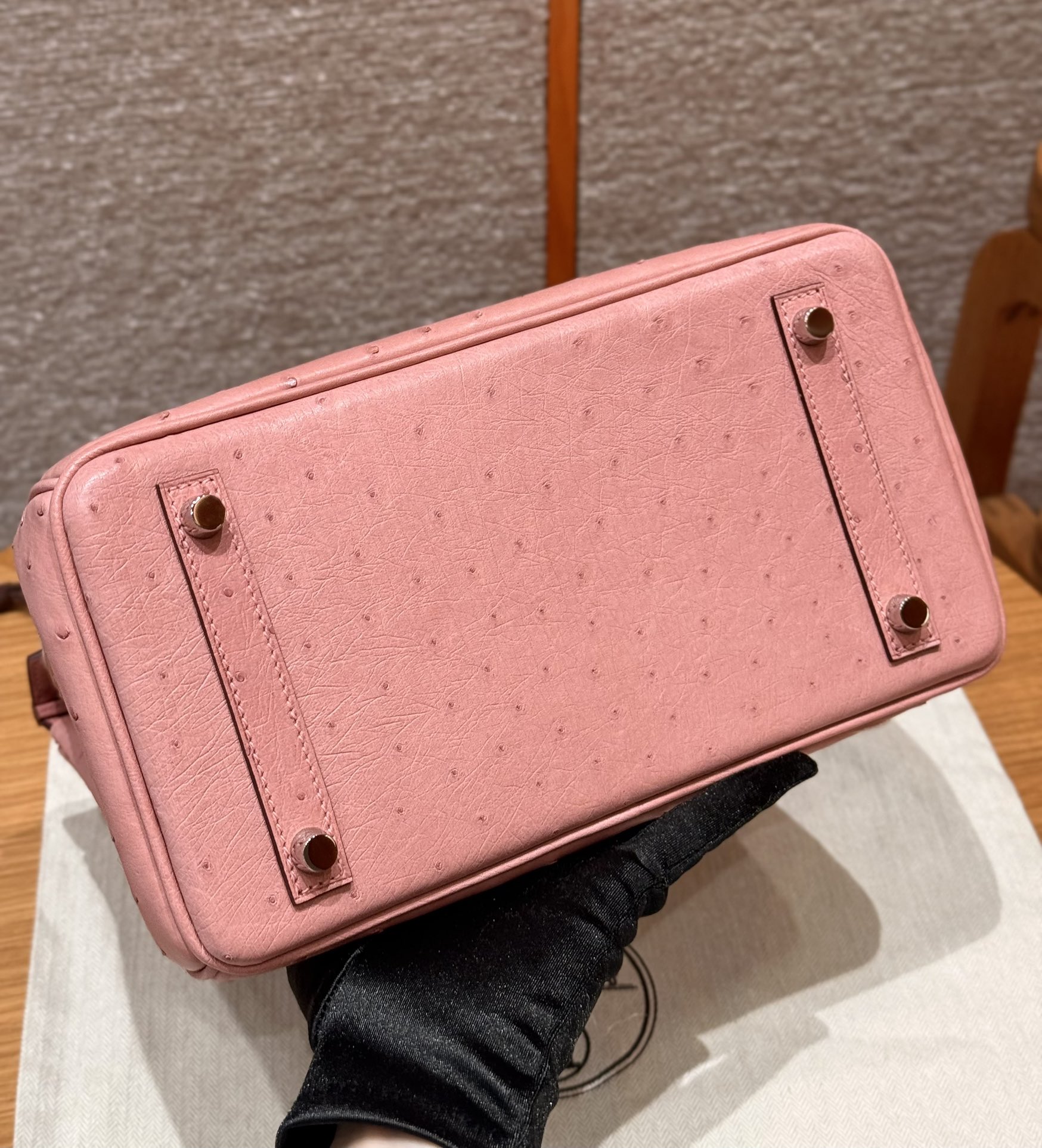 Hermès Birkin 25 Terre Cuite KK ostrich imported