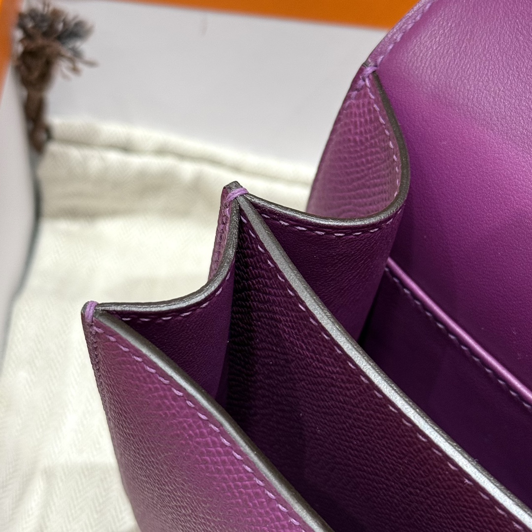 Hermès Constance 19 Anemone Epsom