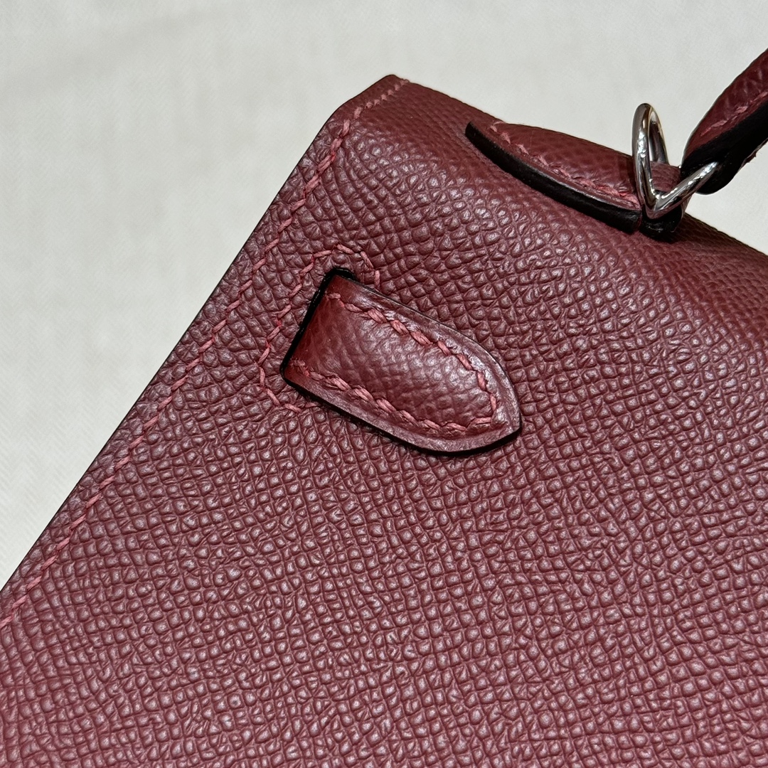 Hermès  Mini Kelly2 Size19  Rouge H  Epsom