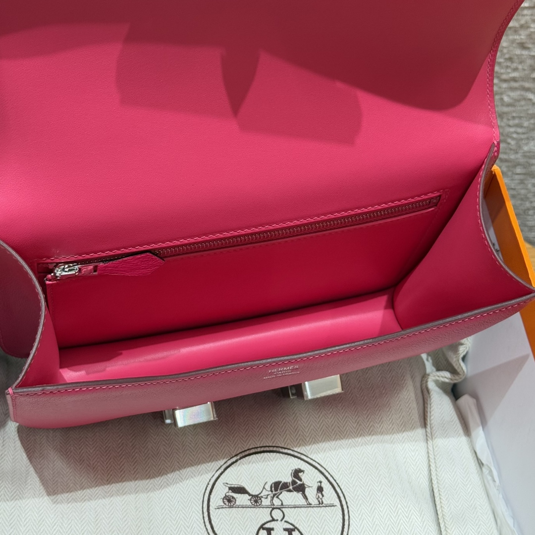 Hermès Constance 24 Framboise Chèvre