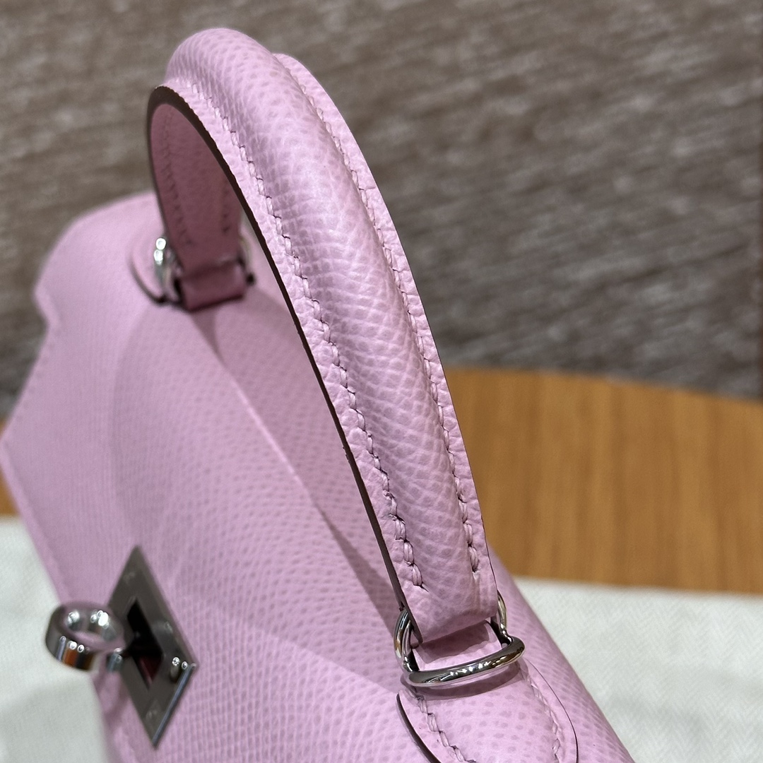 ermès  Mini Kelly2 Size19 Mauve  Epsom
