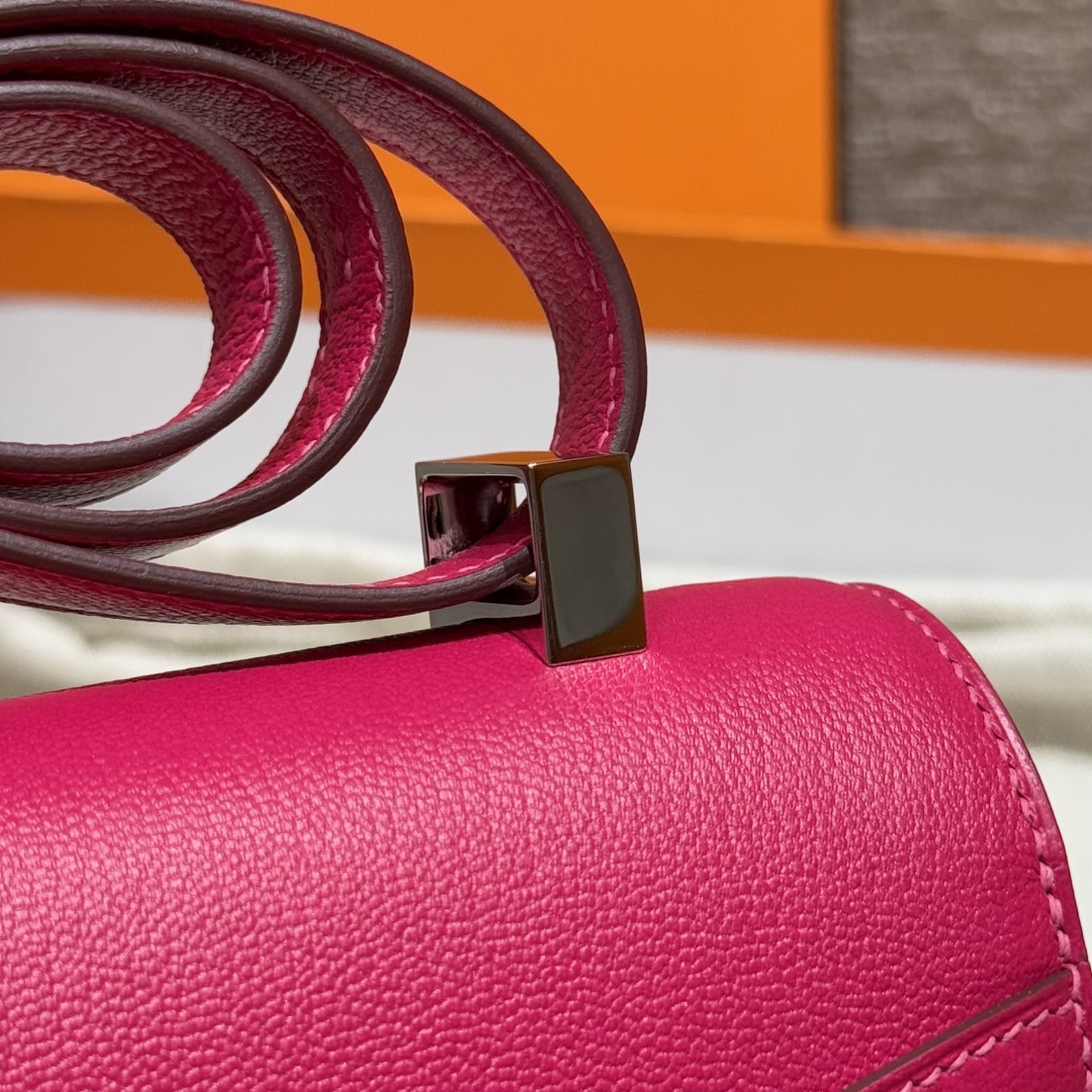 Hermès Constance 24 Framboise Chèvre
