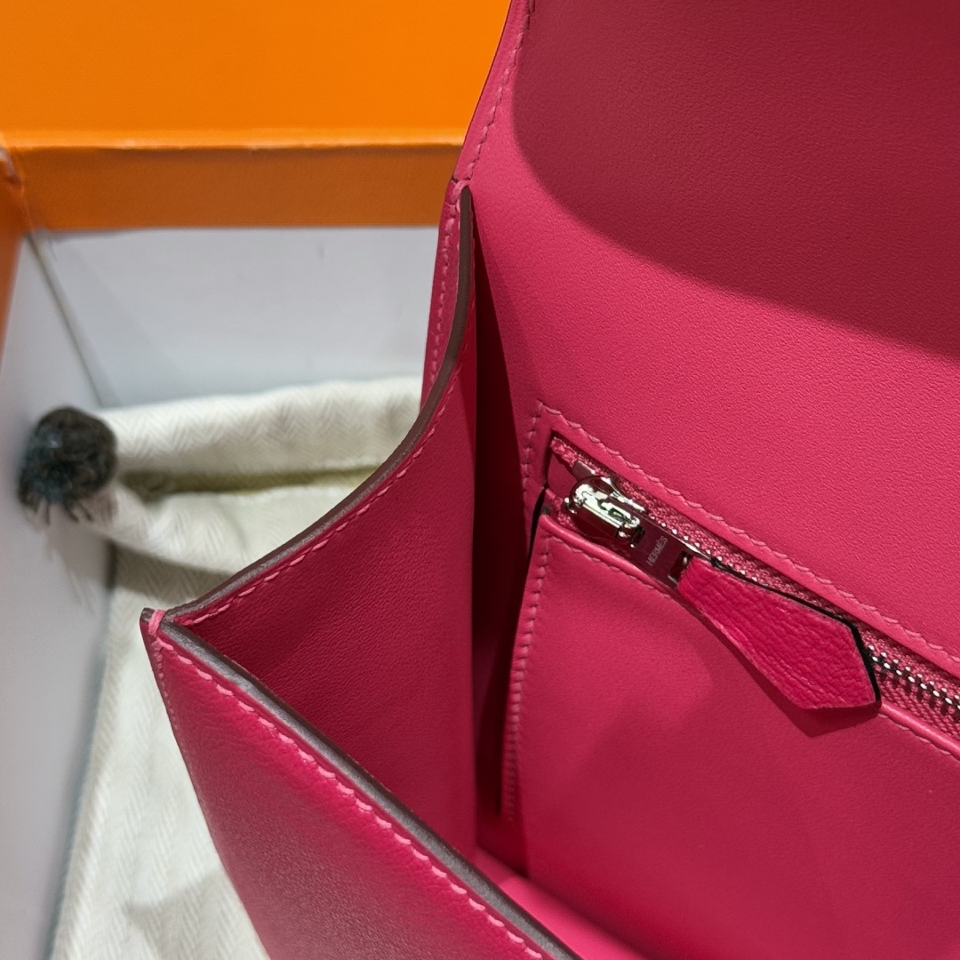 Hermès Constance 24 Framboise Chèvre