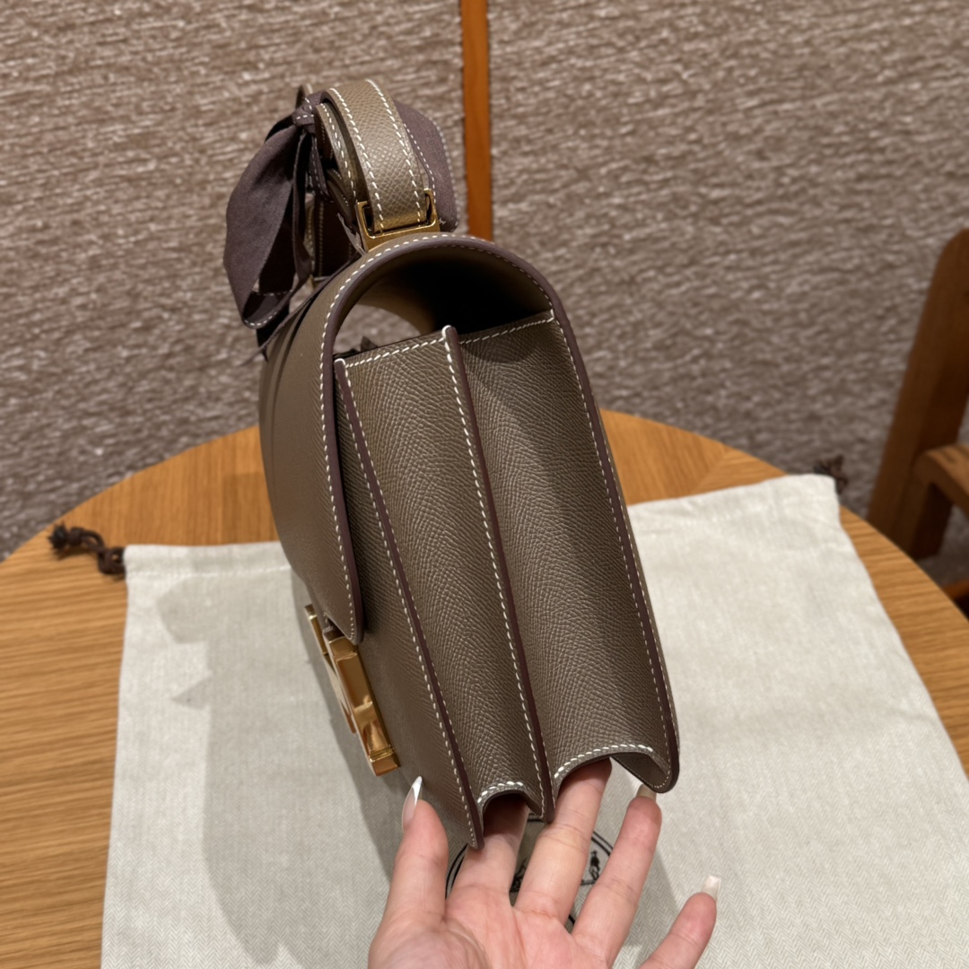 Hermès Constance 24 Etoupe Epsom