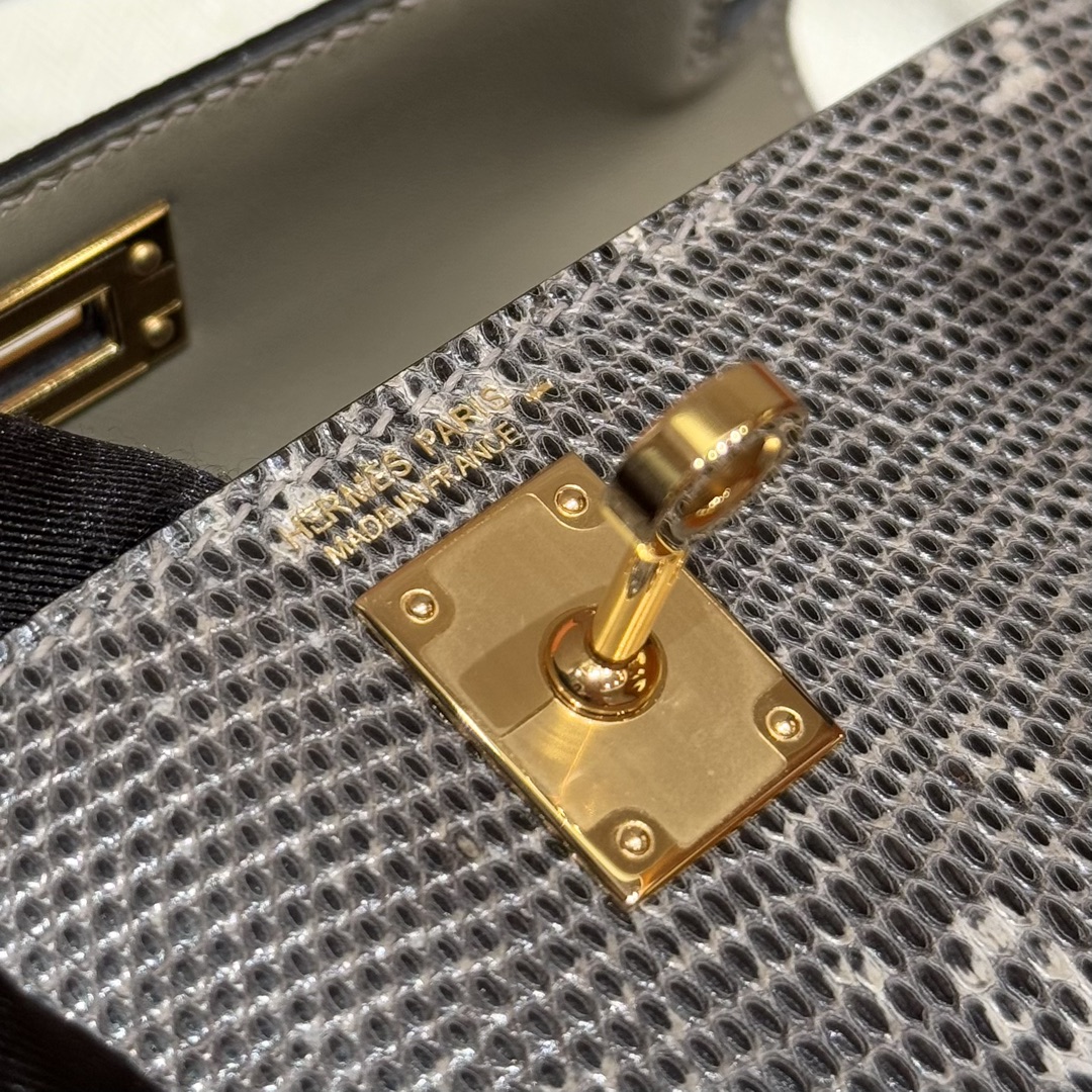 Hermès  Mini Kelly2 Size19 Ombre Lizard imported