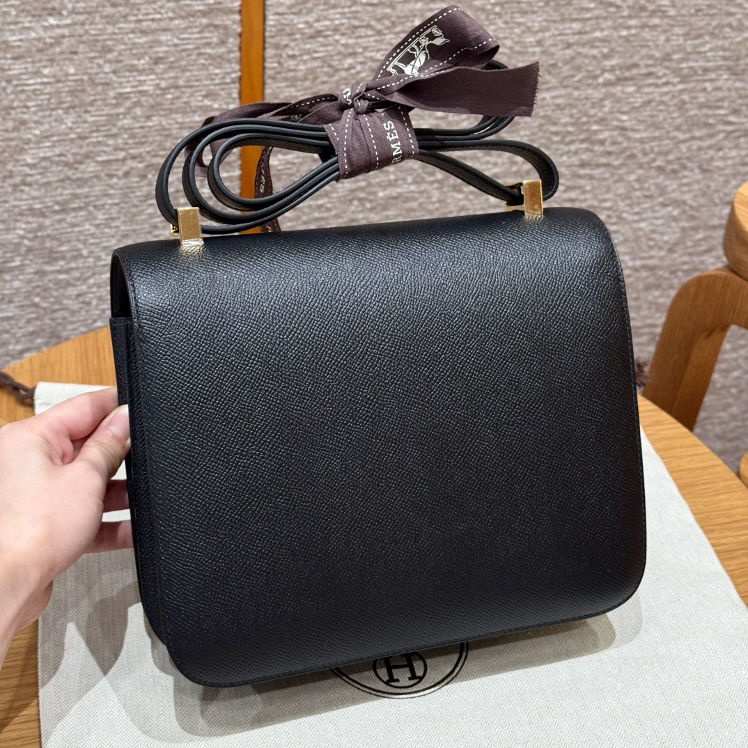 Hermès Constance 24 Noir Epsom