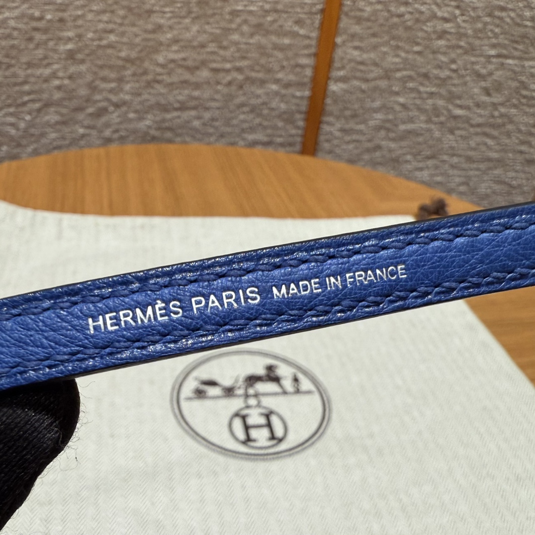Hermès  Mini Kelly2 Size19 Blue roy  KK ostrich imported
