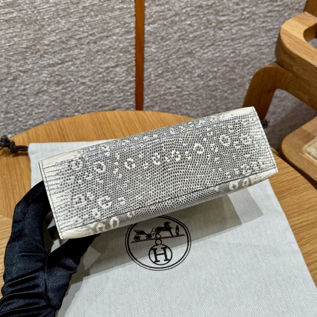 Hermès  Kelly Pochette 1 Ombre Lizard imported