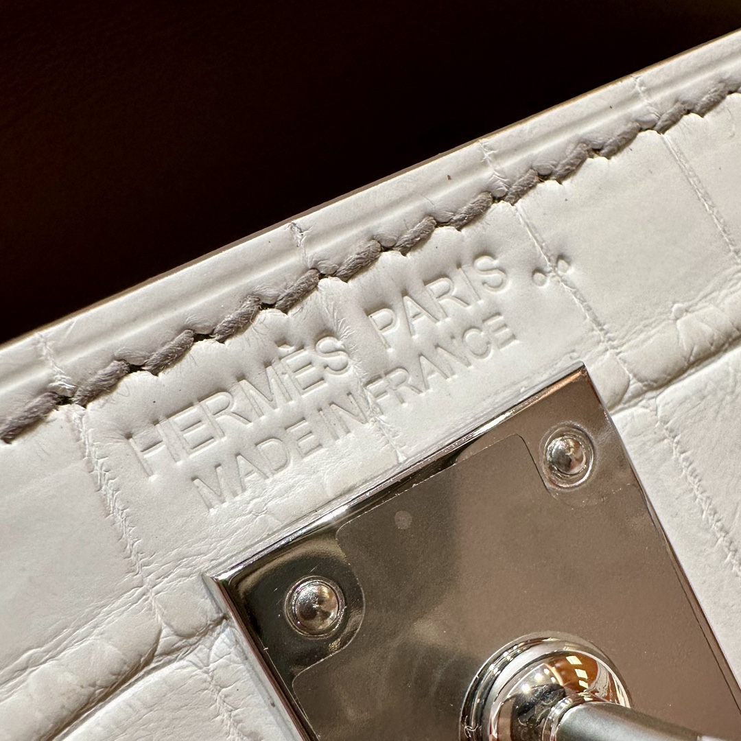 Hermès  Mini Kelly2 Size19   Himalaya Niloticus imported