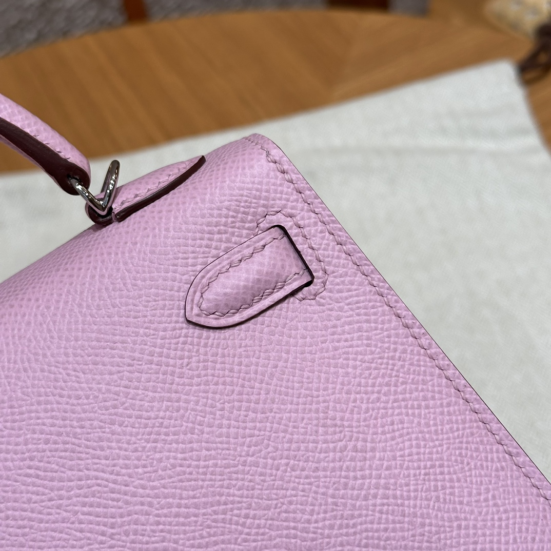 ermès  Mini Kelly2 Size19 Mauve  Epsom