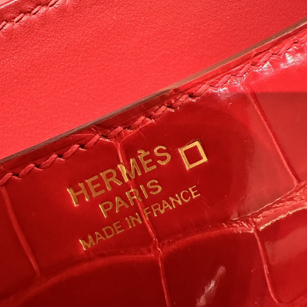 Hermès Constance 24  Braise Lisse Alligator🐊 imported