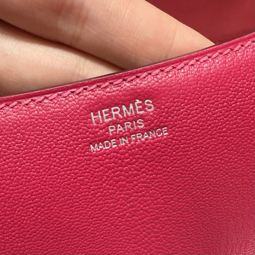 Hermès Constance 24 Framboise Chèvre