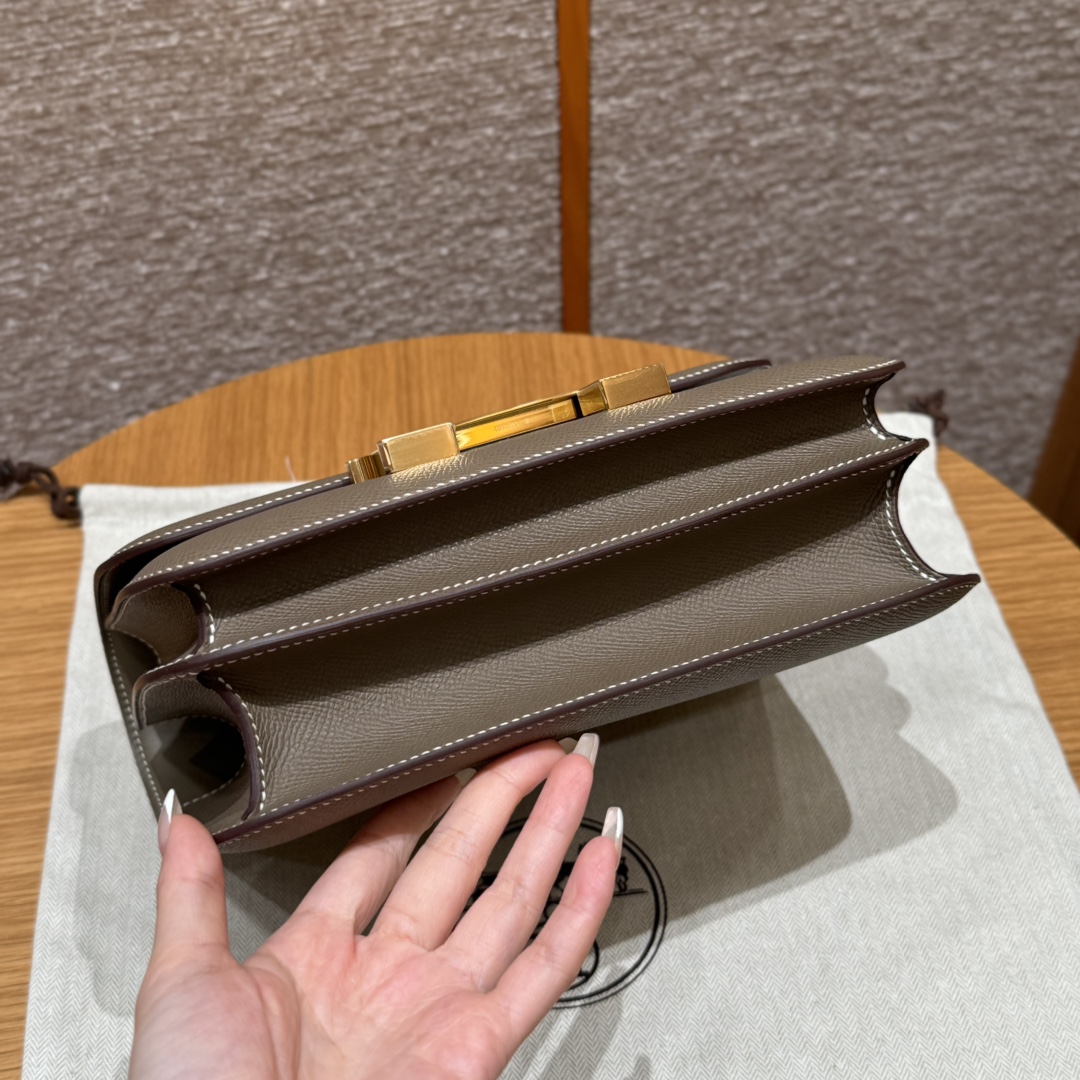 Hermès Constance 24 Etoupe Epsom